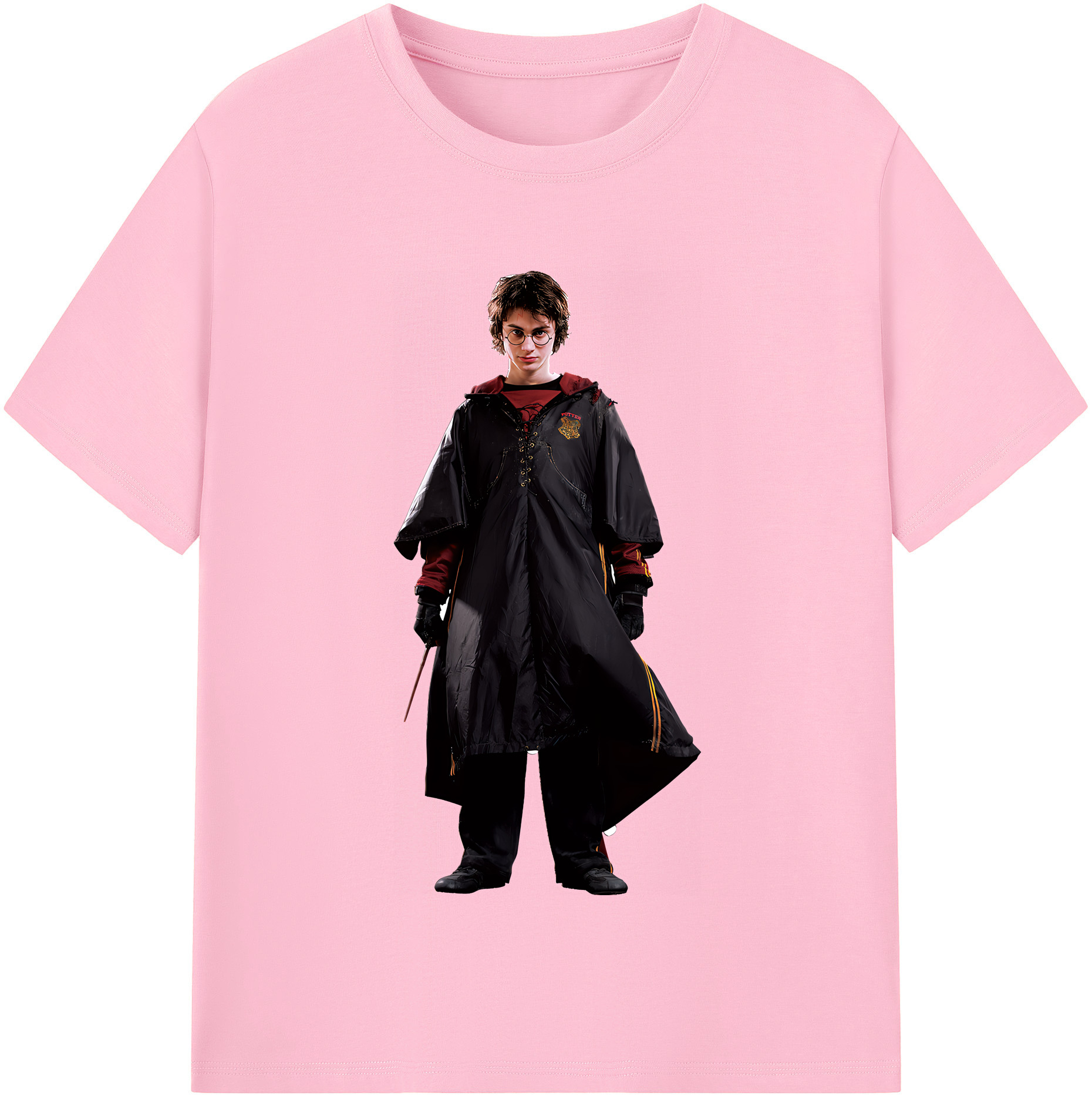 （画像用） Harry Potter ハリー・ポッターシリーズ 綿100％半袖Tシャツ（フロントプリント）