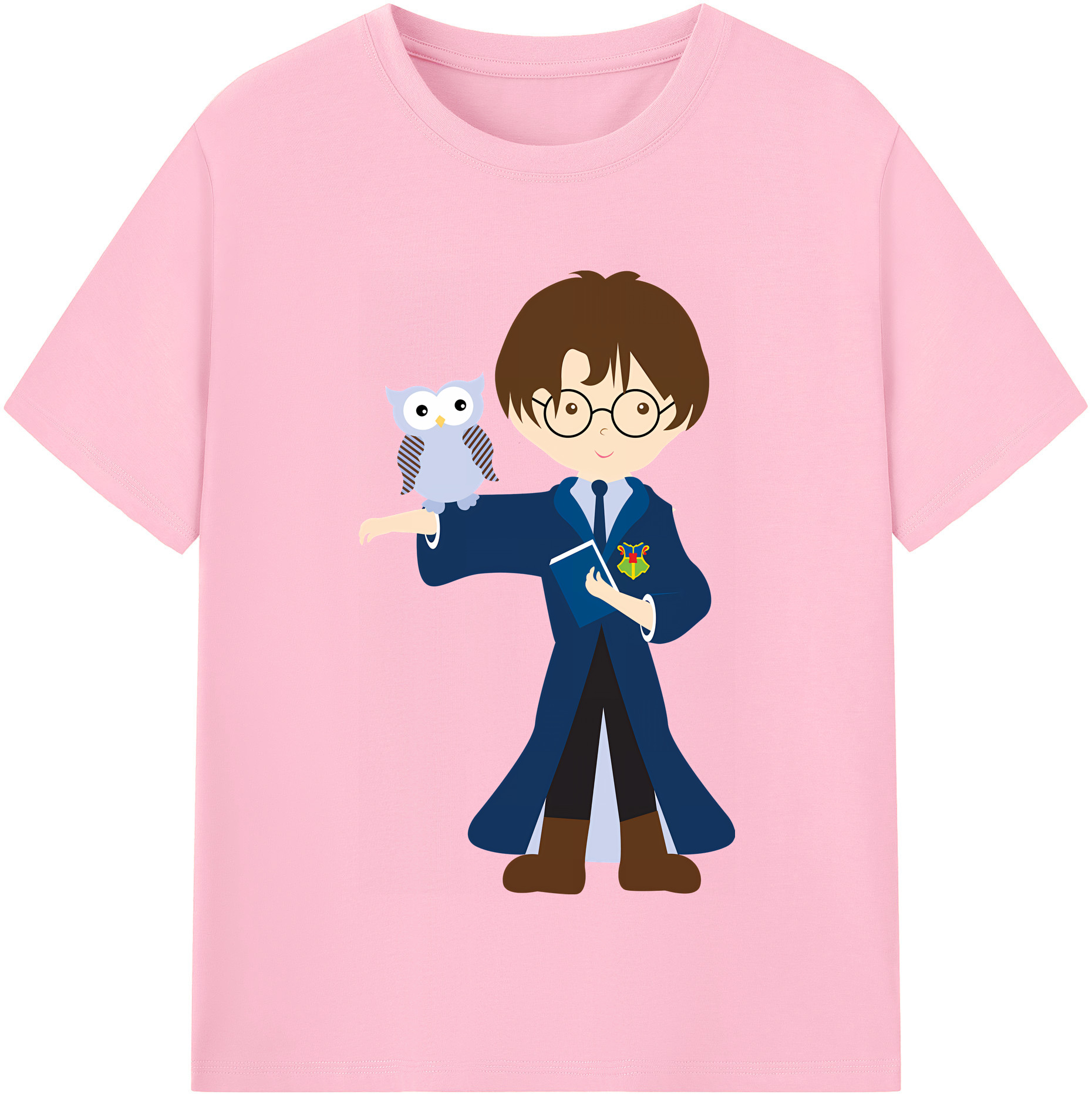 （画像用） Harry Potter ハリー・ポッターシリーズ 綿100％半袖Tシャツ（フロントプリント）