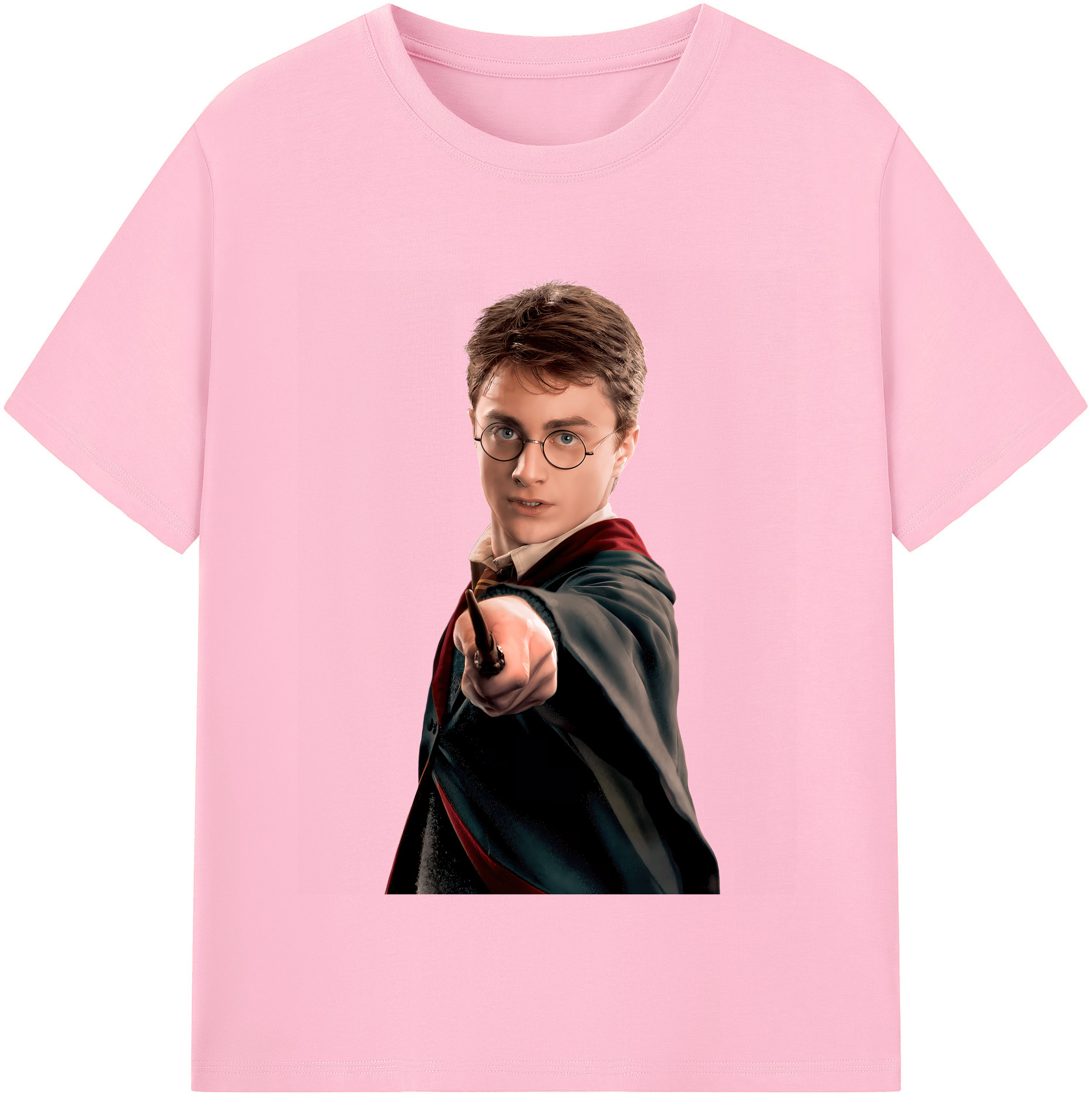 （画像用） Harry Potter ハリー・ポッターシリーズ 綿100％半袖Tシャツ（フロントプリント）
