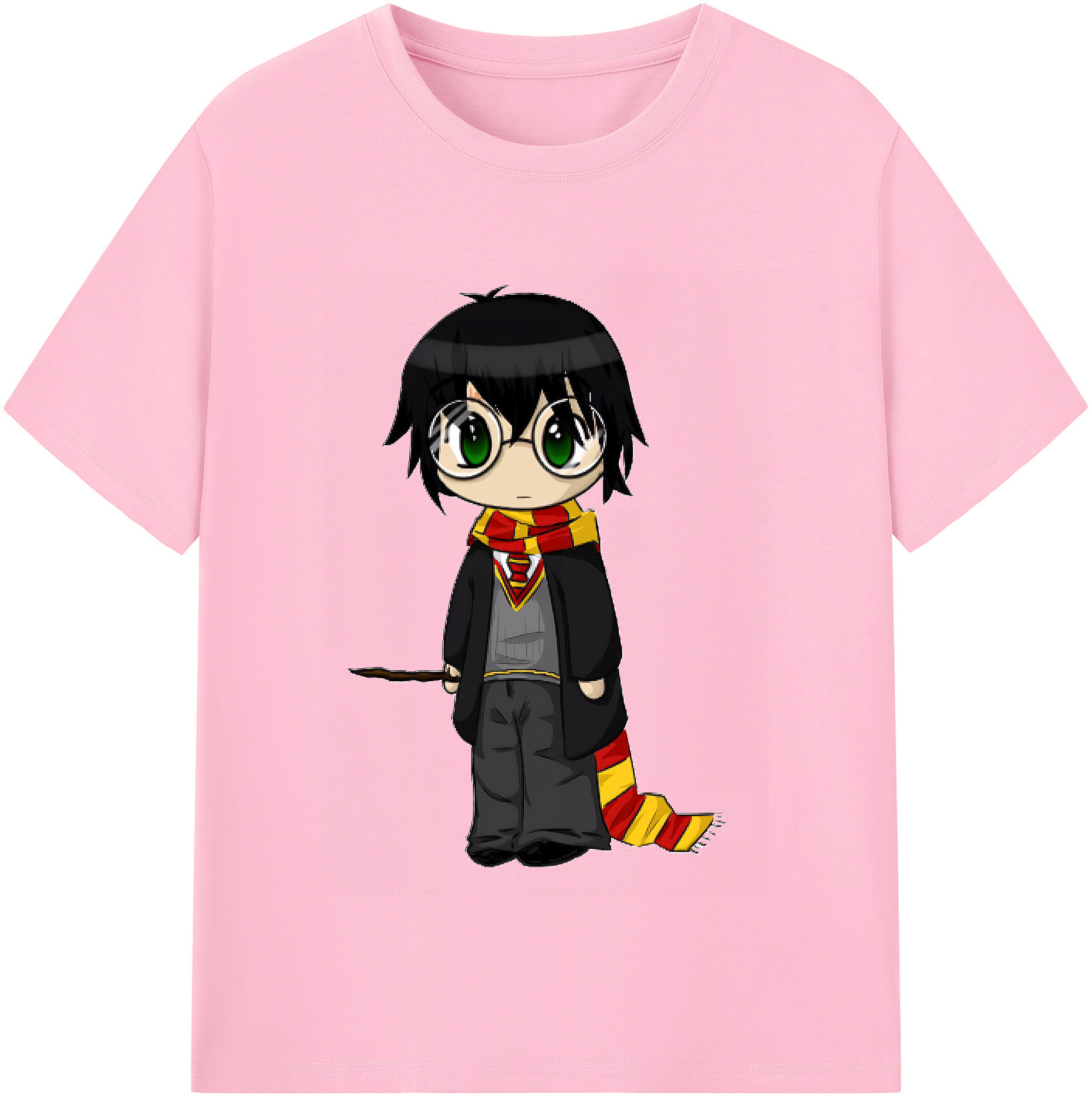 （画像用） Harry Potter ハリー・ポッターシリーズ 綿100％半袖Tシャツ（フロントプリント）