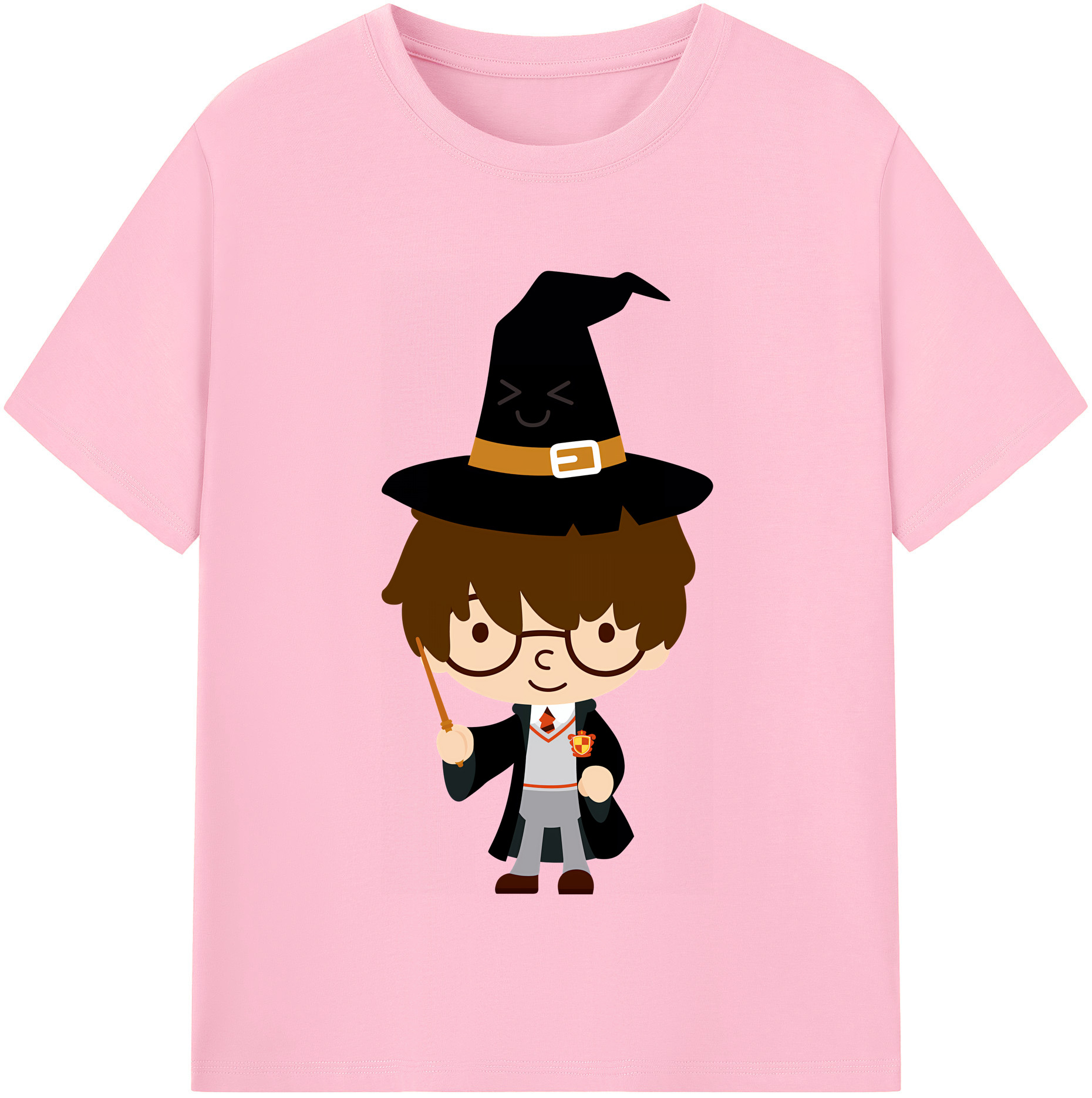 （画像用） Harry Potter ハリー・ポッターシリーズ 綿100％半袖Tシャツ（フロントプリント）