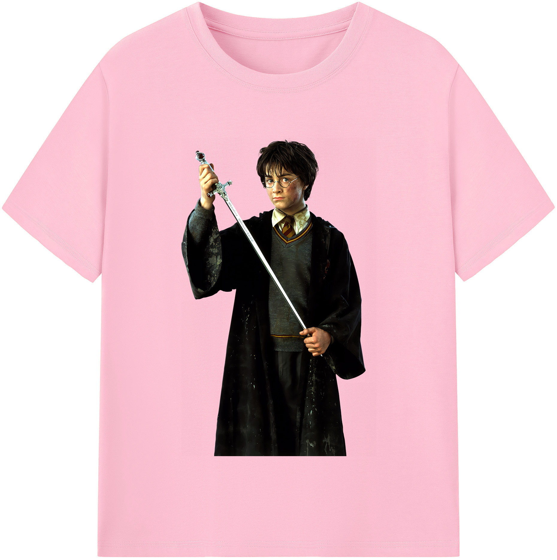 （画像用） Harry Potter ハリー・ポッターシリーズ 綿100％半袖Tシャツ（フロントプリント）