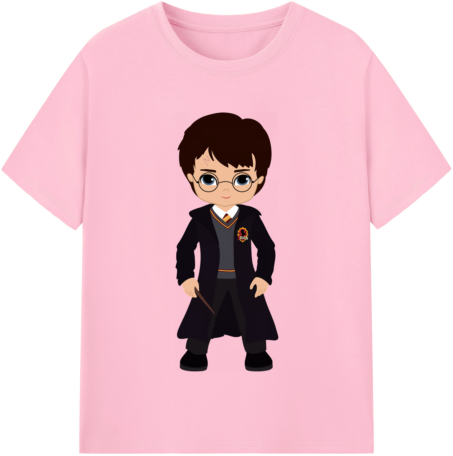 （画像用） Harry Potter ハリー・ポッターシリーズ 綿100％半袖Tシャツ（フロントプリント）