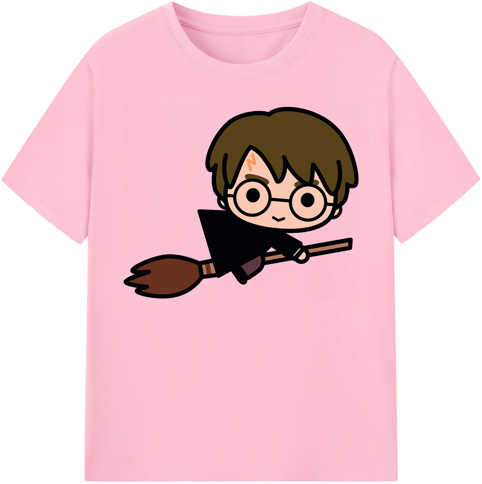 （画像用） Harry Potter ハリー・ポッターシリーズ 綿100％半袖Tシャツ（フロントプリント）