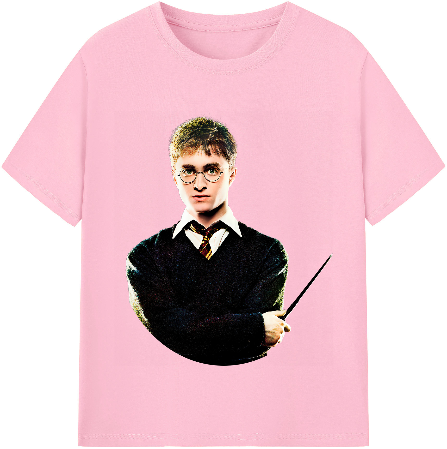 （画像用） Harry Potter ハリー・ポッターシリーズ 綿100％半袖Tシャツ（フロントプリント）