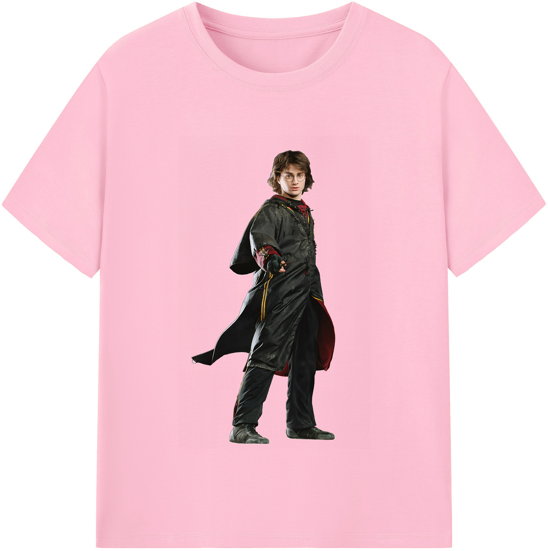 （画像用） Harry Potter ハリー・ポッターシリーズ 綿100％半袖Tシャツ（フロントプリント）