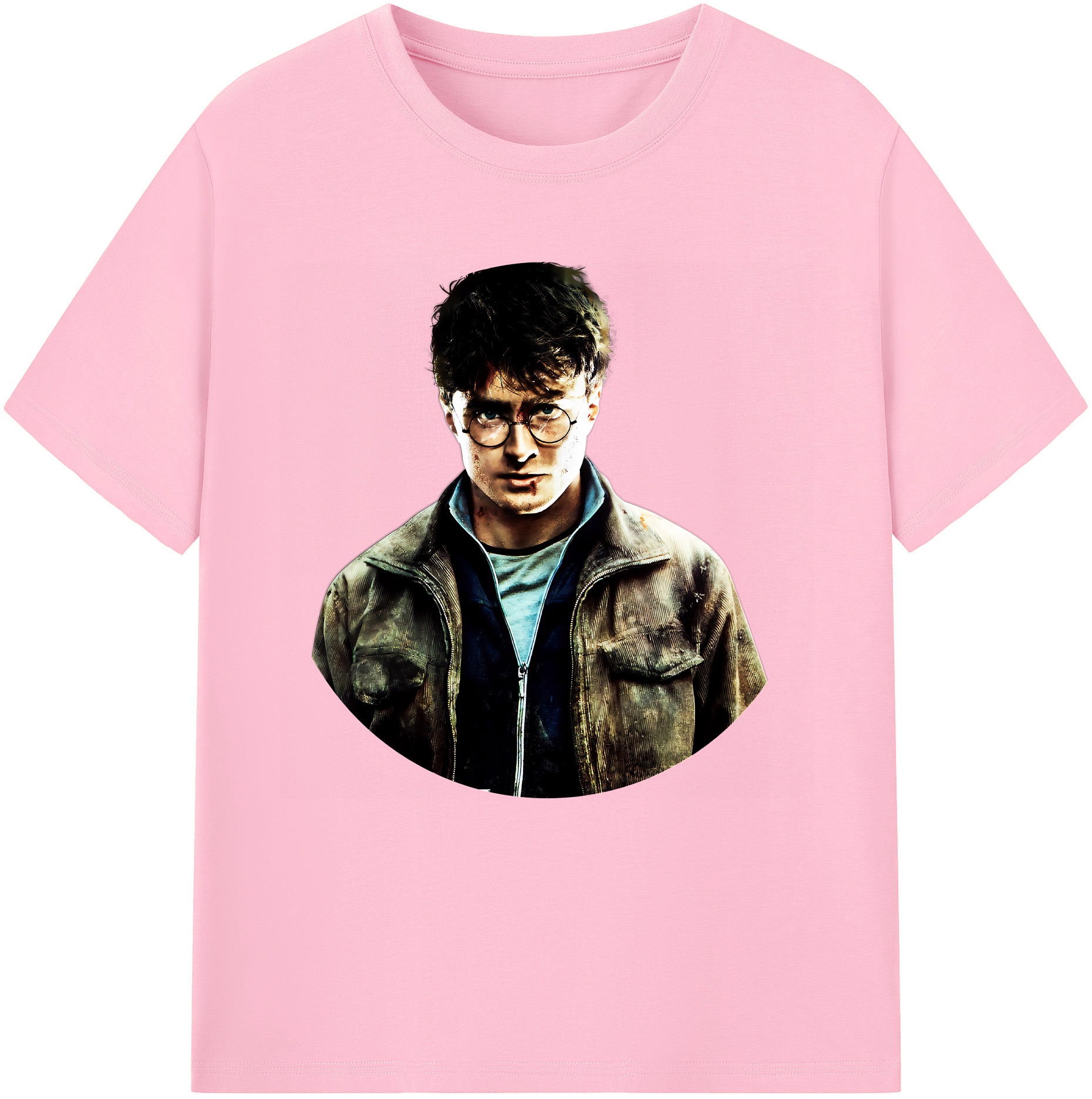 （画像用） Harry Potter ハリー・ポッターシリーズ 綿100％半袖Tシャツ（フロントプリント）