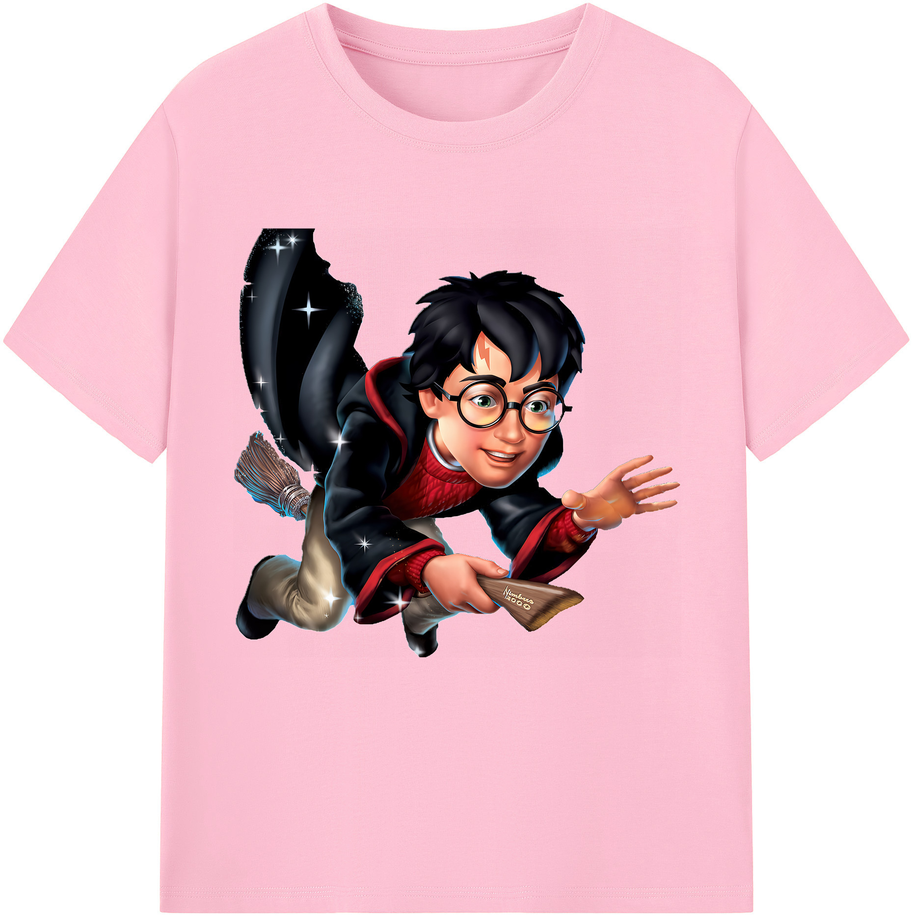 （画像用） Harry Potter ハリー・ポッターシリーズ 綿100％半袖Tシャツ（フロントプリント）