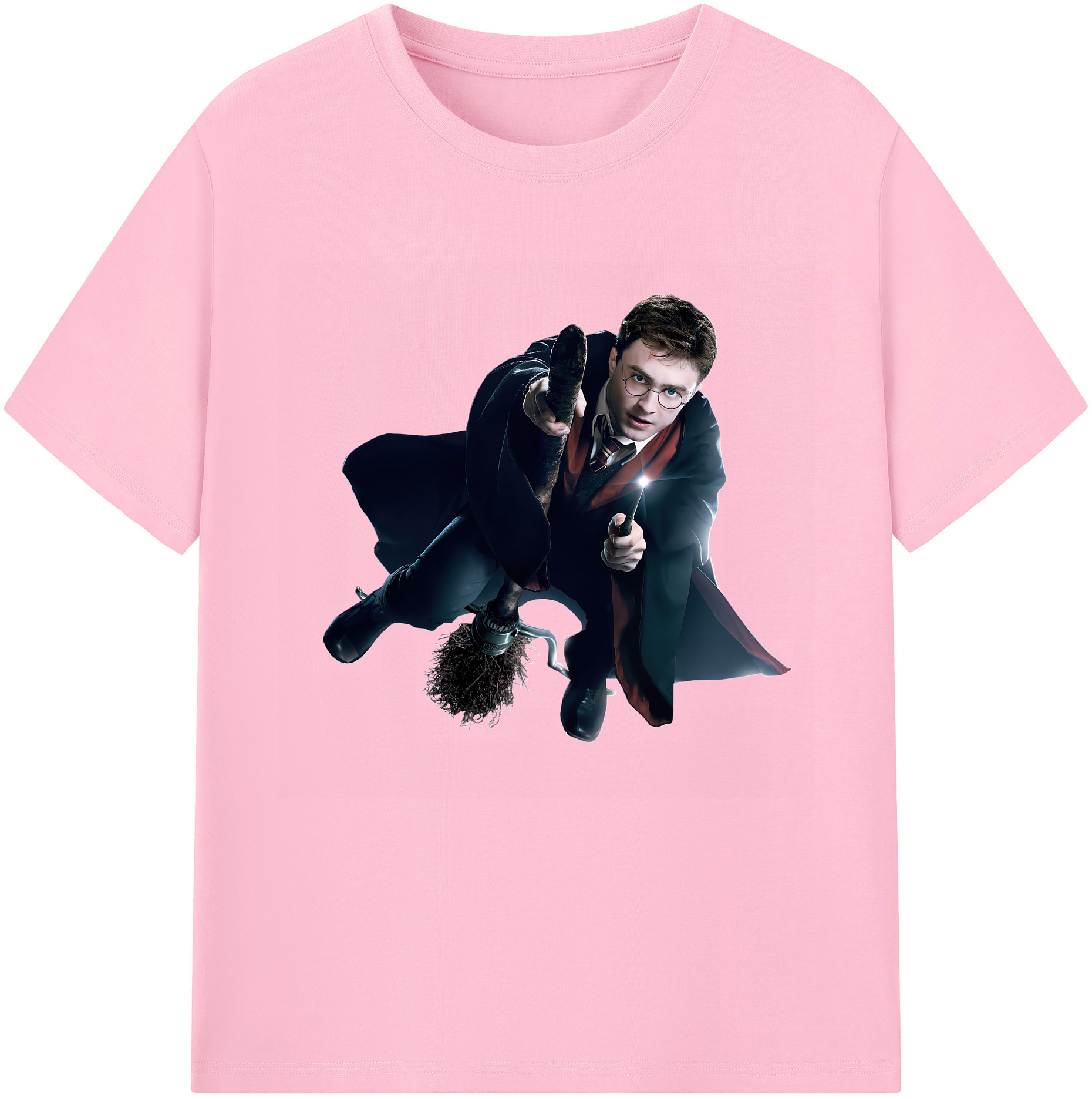 （画像用） Harry Potter ハリー・ポッターシリーズ 綿100％半袖Tシャツ（フロントプリント）