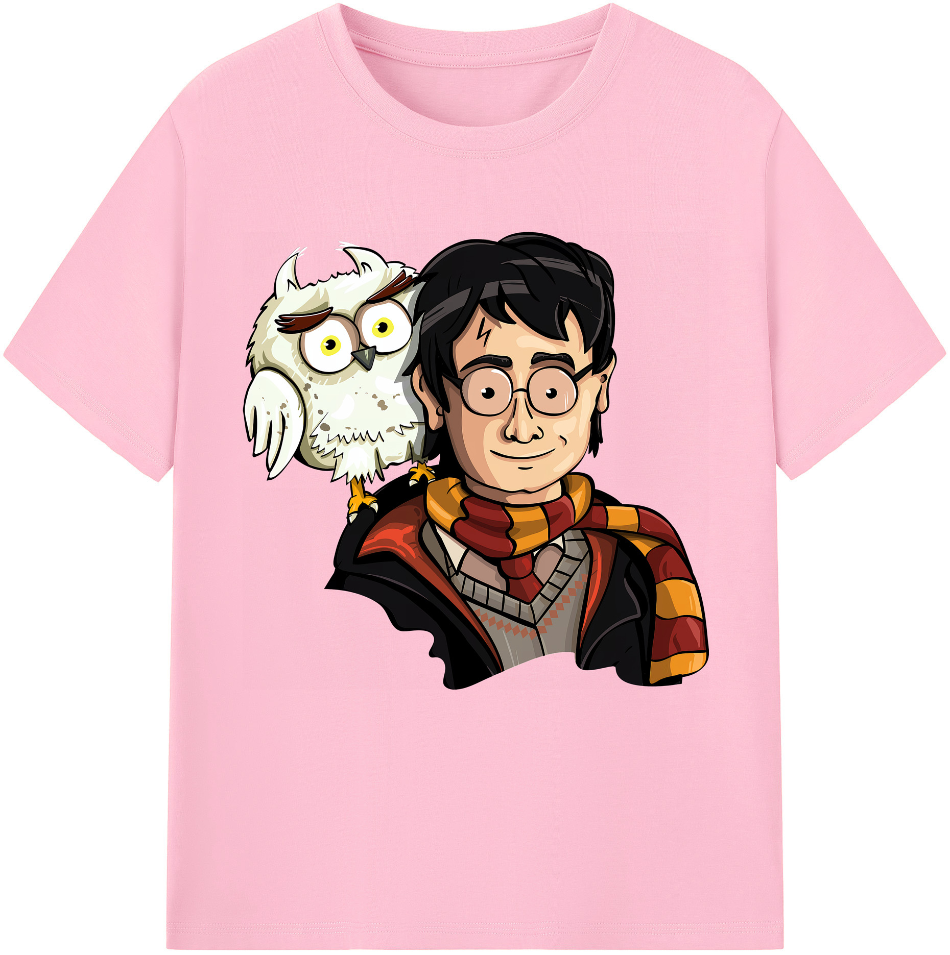 （画像用） Harry Potter ハリー・ポッターシリーズ 綿100％半袖Tシャツ（フロントプリント）
