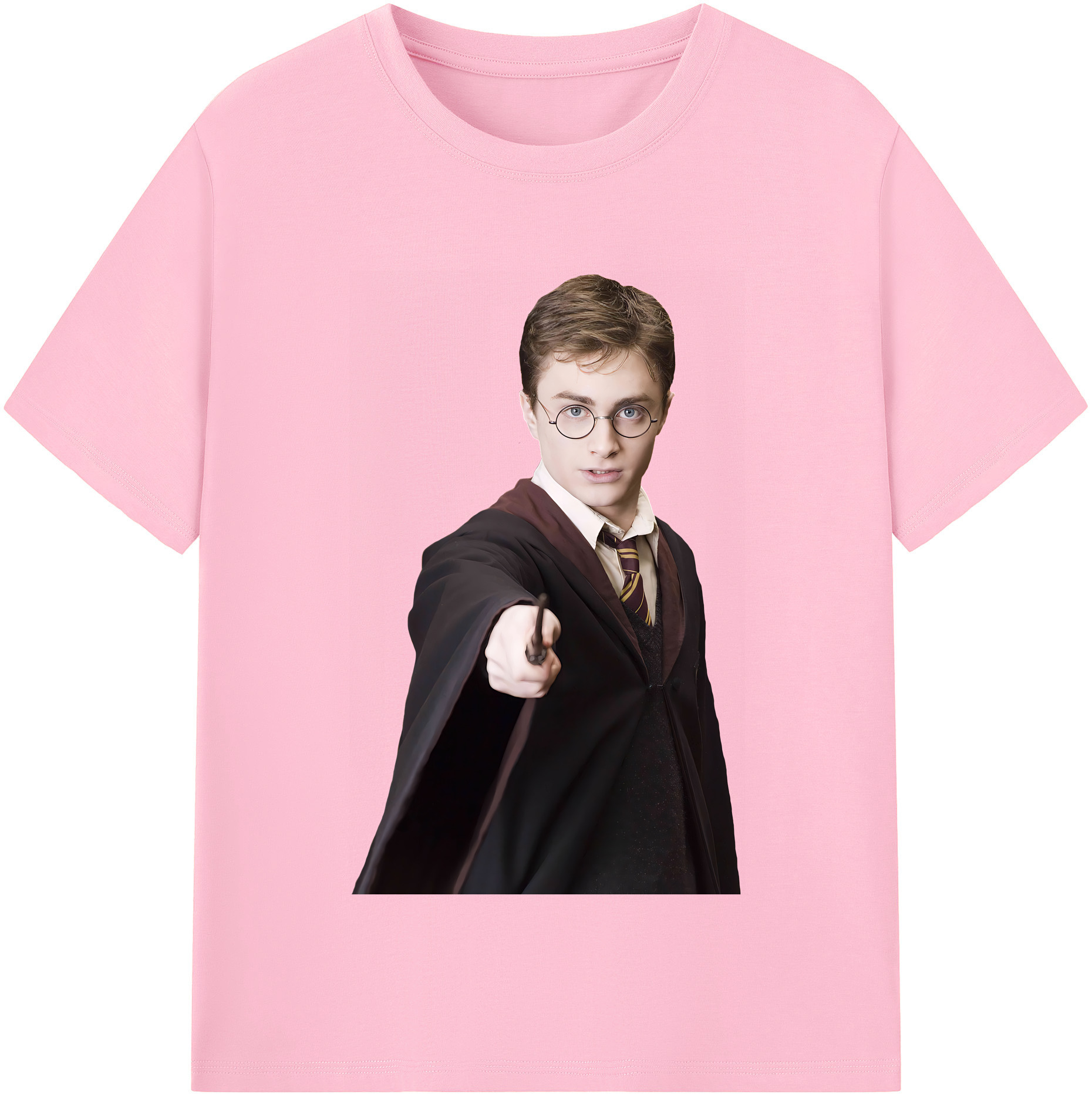 （画像用） Harry Potter ハリー・ポッターシリーズ 綿100％半袖Tシャツ（フロントプリント）