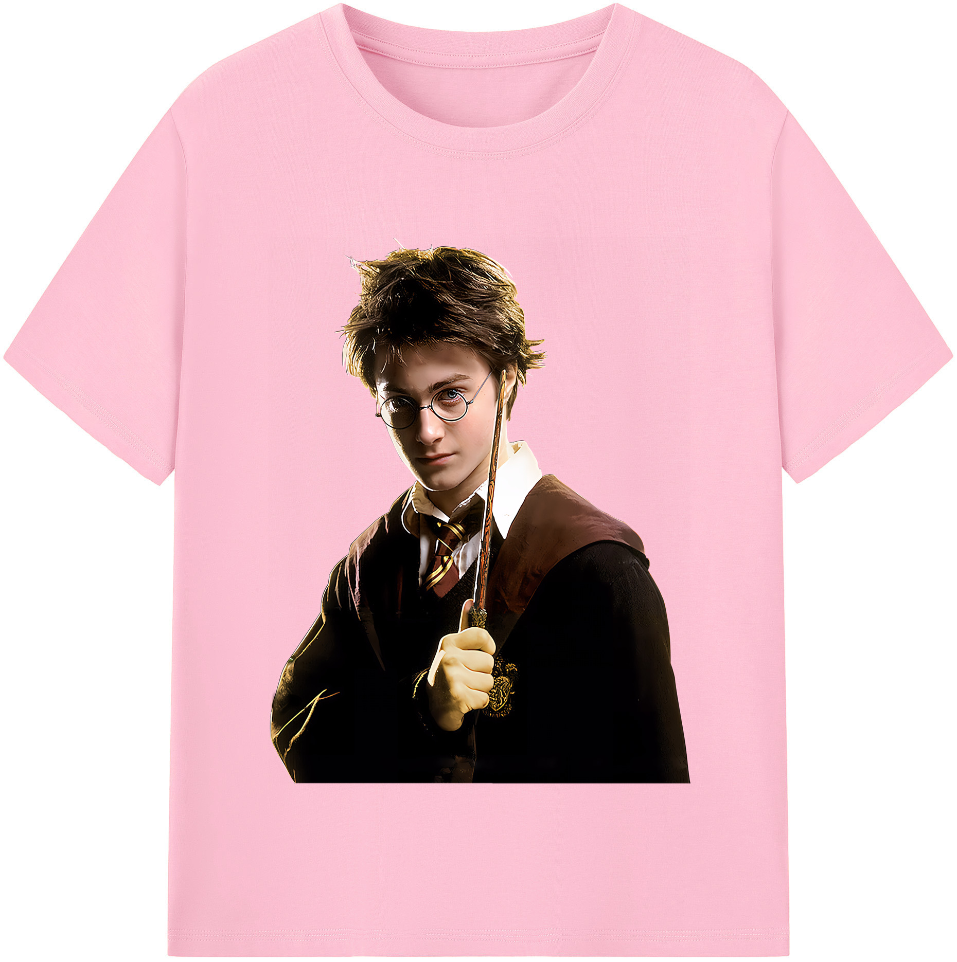 （画像用） Harry Potter ハリー・ポッターシリーズ 綿100％半袖Tシャツ（フロントプリント）