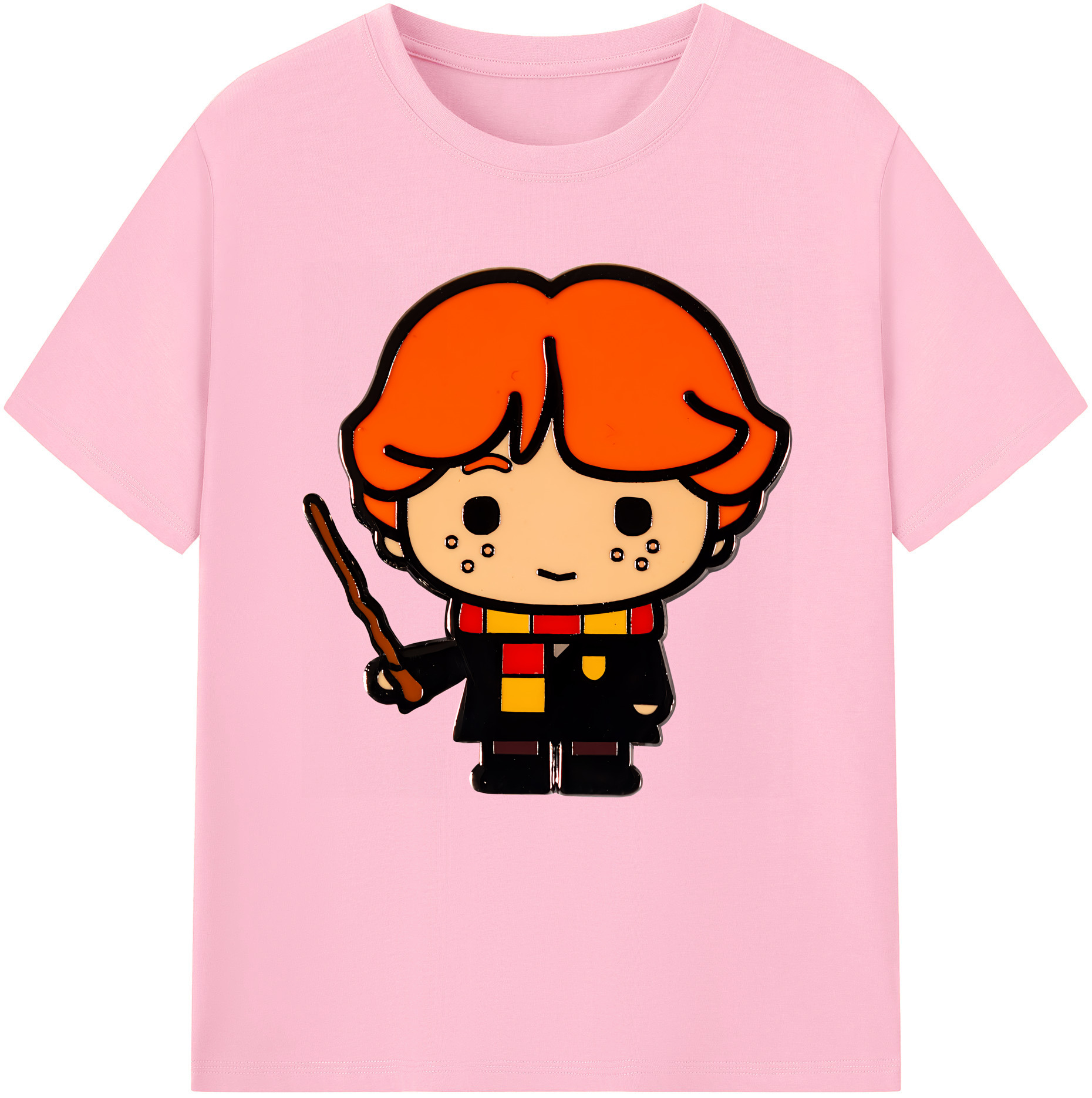 （画像用） Harry Potter ハリー・ポッターシリーズ 綿100％半袖Tシャツ（フロントプリント）