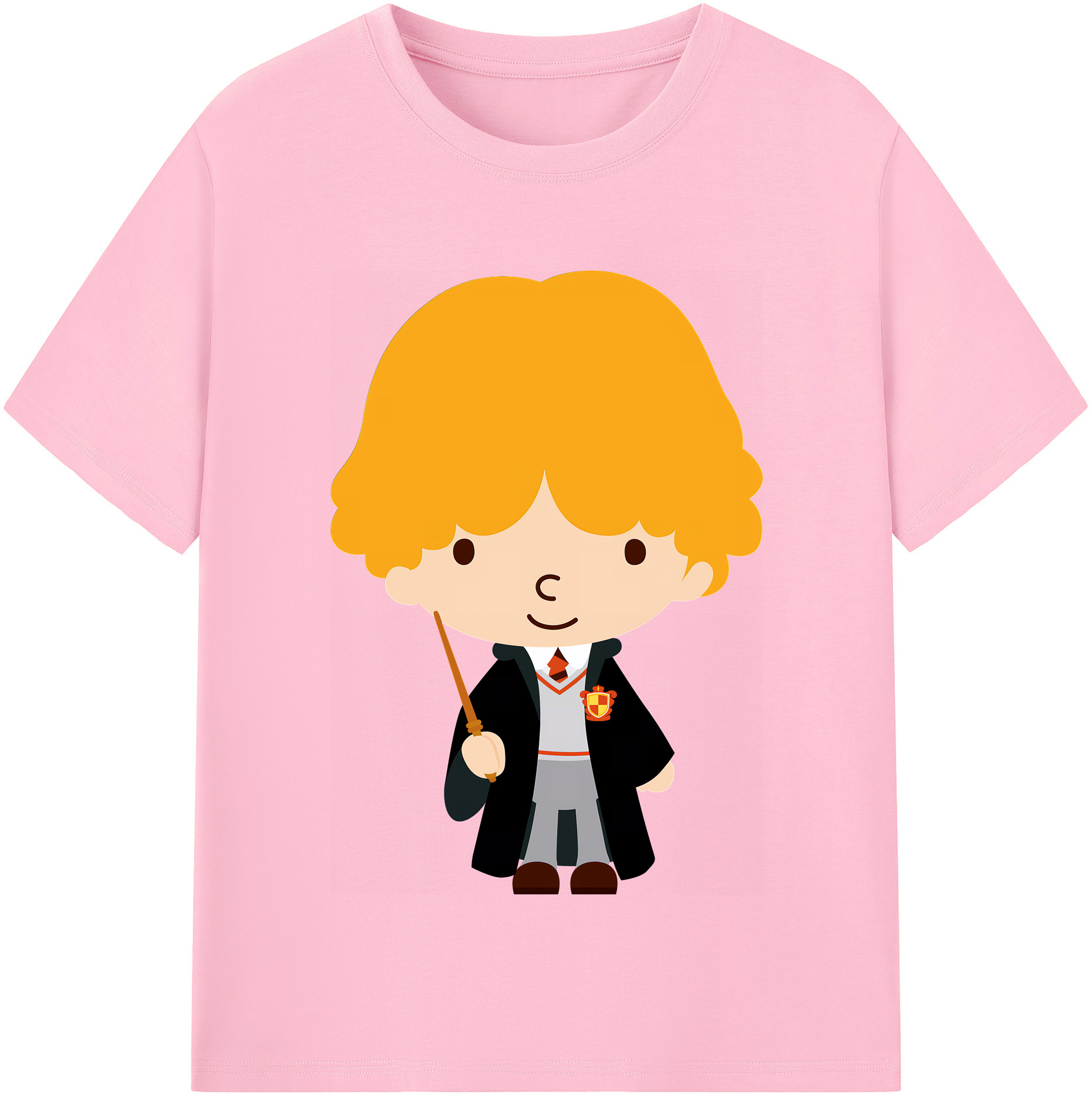 （画像用） Harry Potter ハリー・ポッターシリーズ 綿100％半袖Tシャツ（フロントプリント）