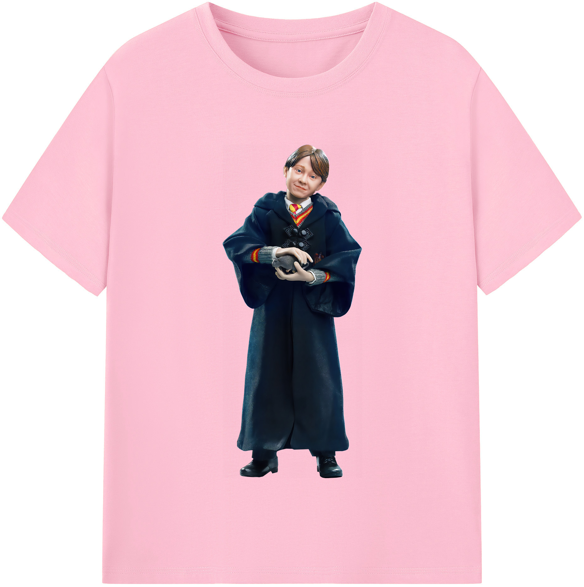 （画像用） Harry Potter ハリー・ポッターシリーズ 綿100％半袖Tシャツ（フロントプリント）