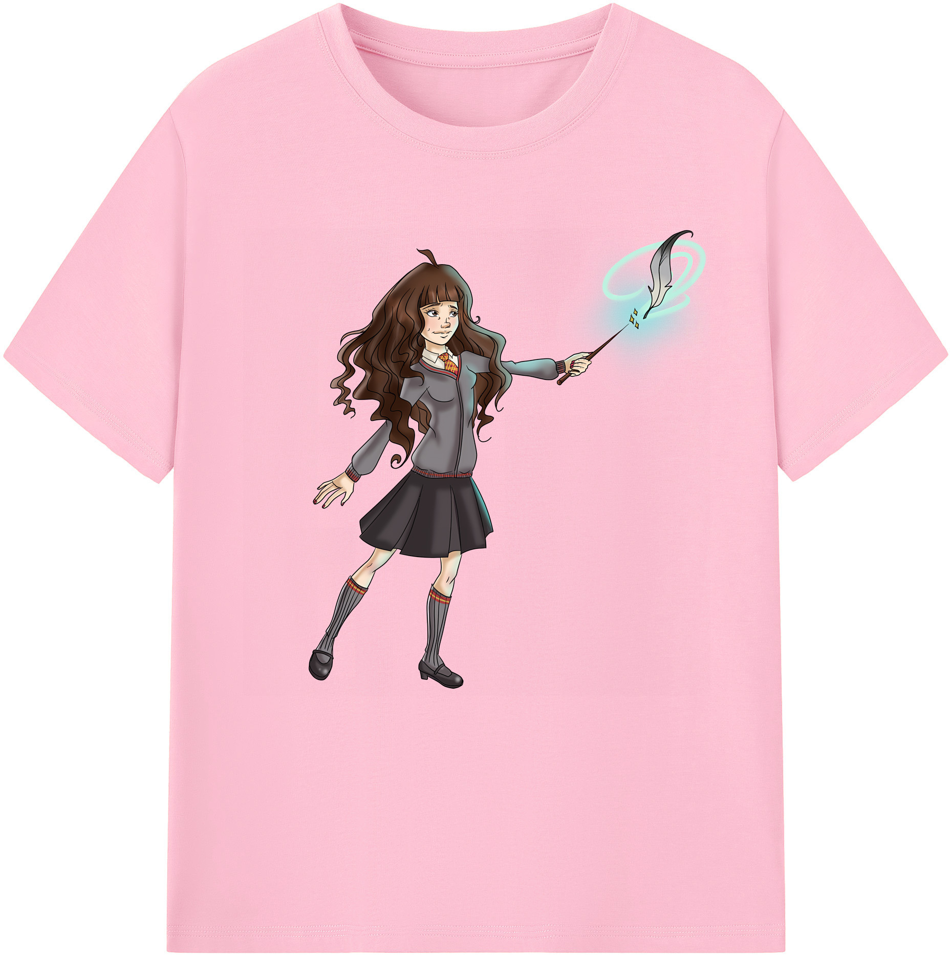 （画像用） Harry Potter ハリー・ポッターシリーズ 綿100％半袖Tシャツ（フロントプリント）