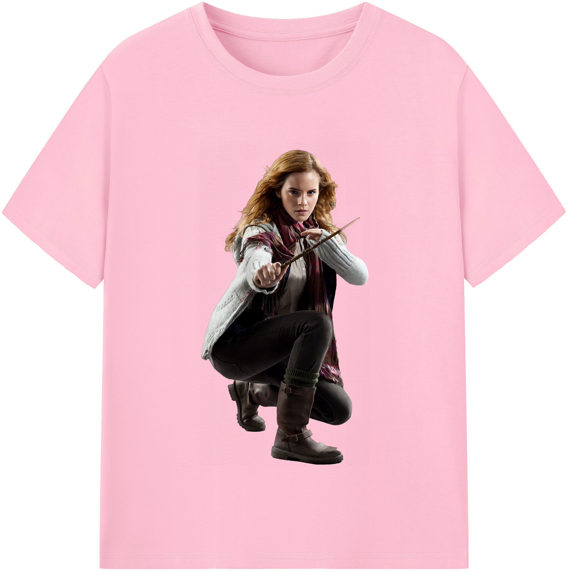 （画像用） Harry Potter ハリー・ポッターシリーズ 綿100％半袖Tシャツ（フロントプリント）