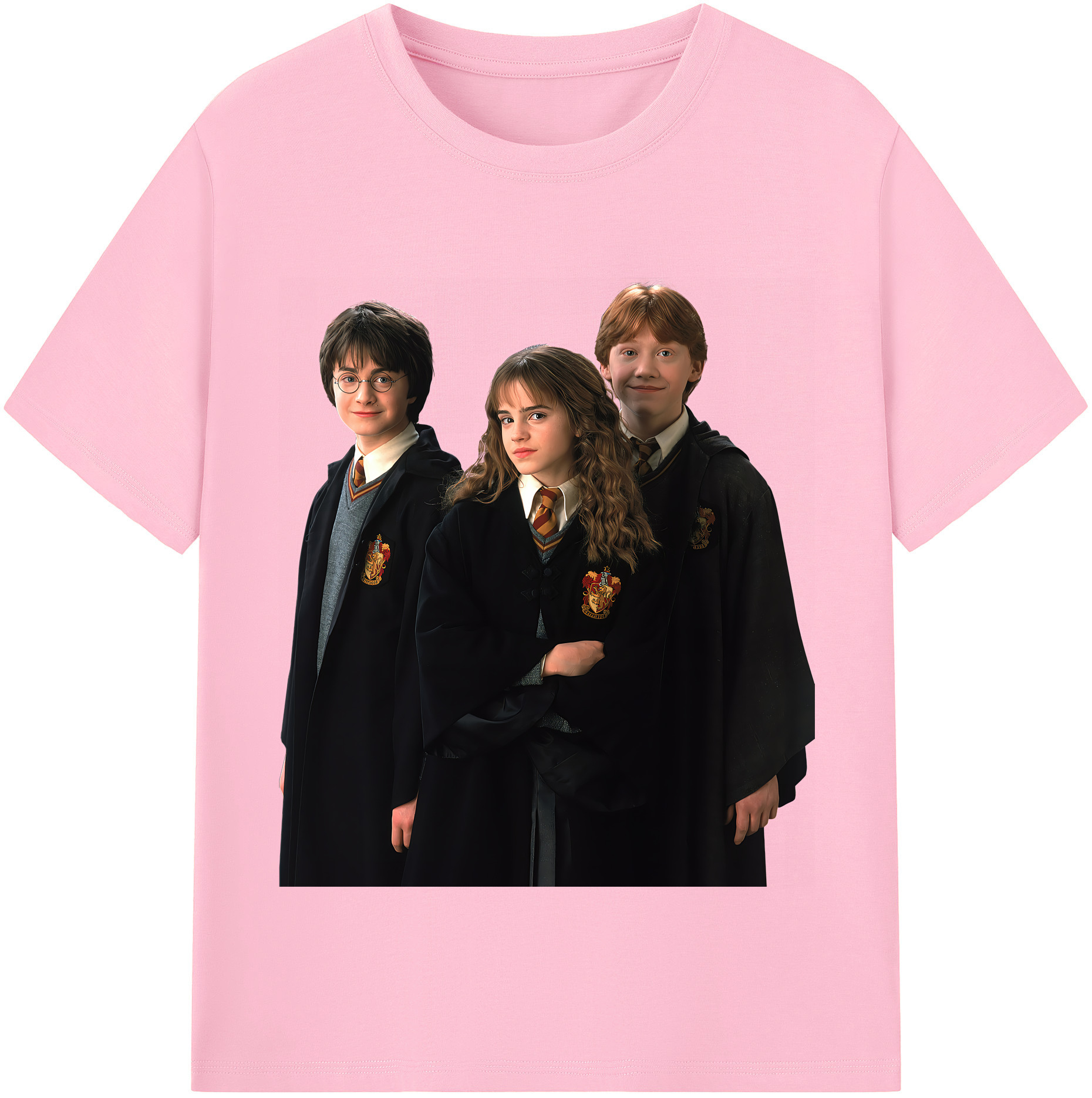 （画像用） Harry Potter ハリー・ポッターシリーズ 綿100％半袖Tシャツ（フロントプリント）