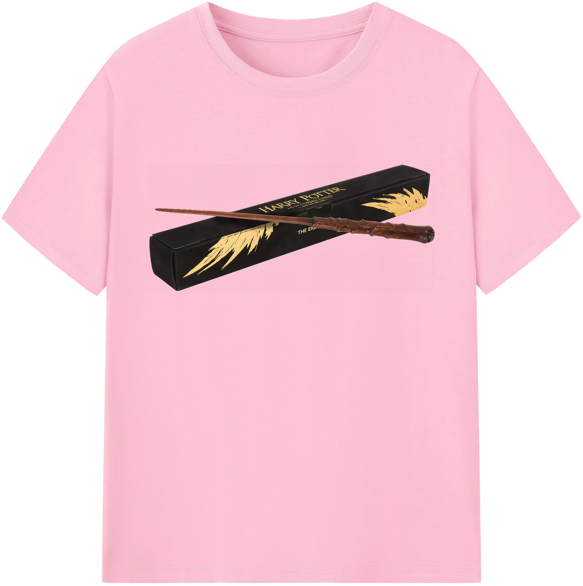 （画像用） Harry Potter ハリー・ポッターシリーズ 綿100％半袖Tシャツ（フロントプリント）