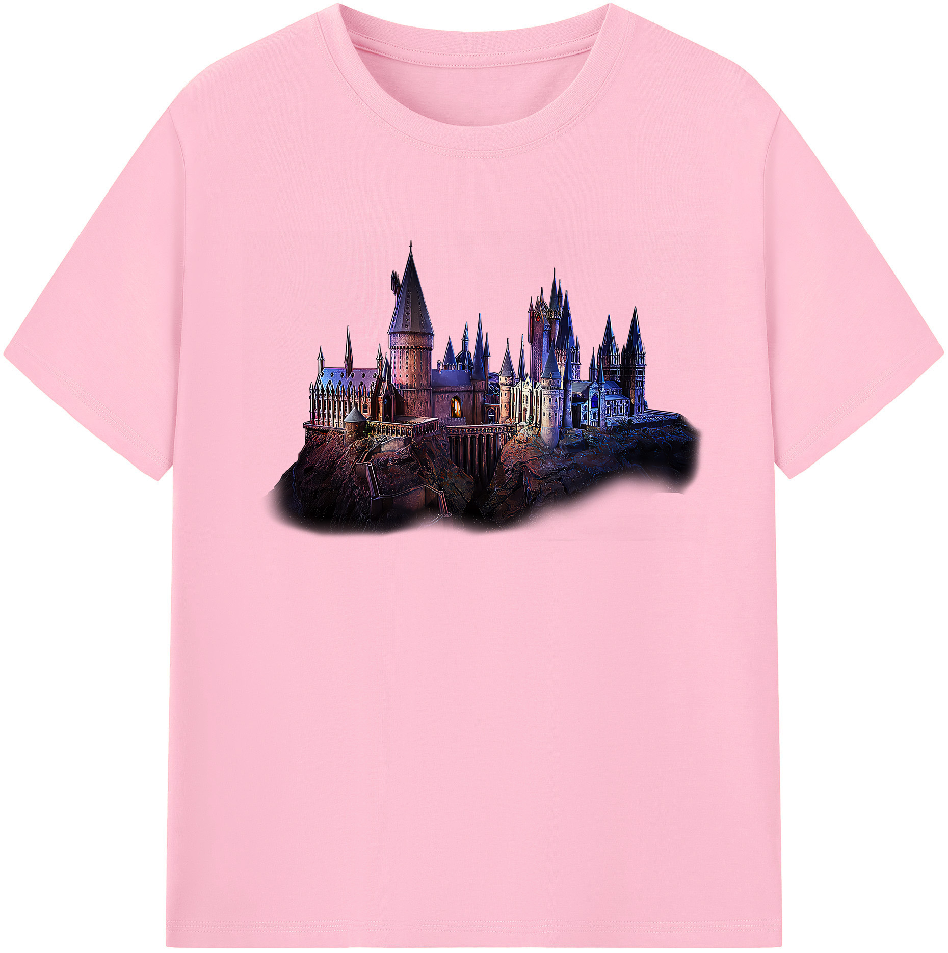（画像用） Harry Potter ハリー・ポッターシリーズ 綿100％半袖Tシャツ（フロントプリント）
