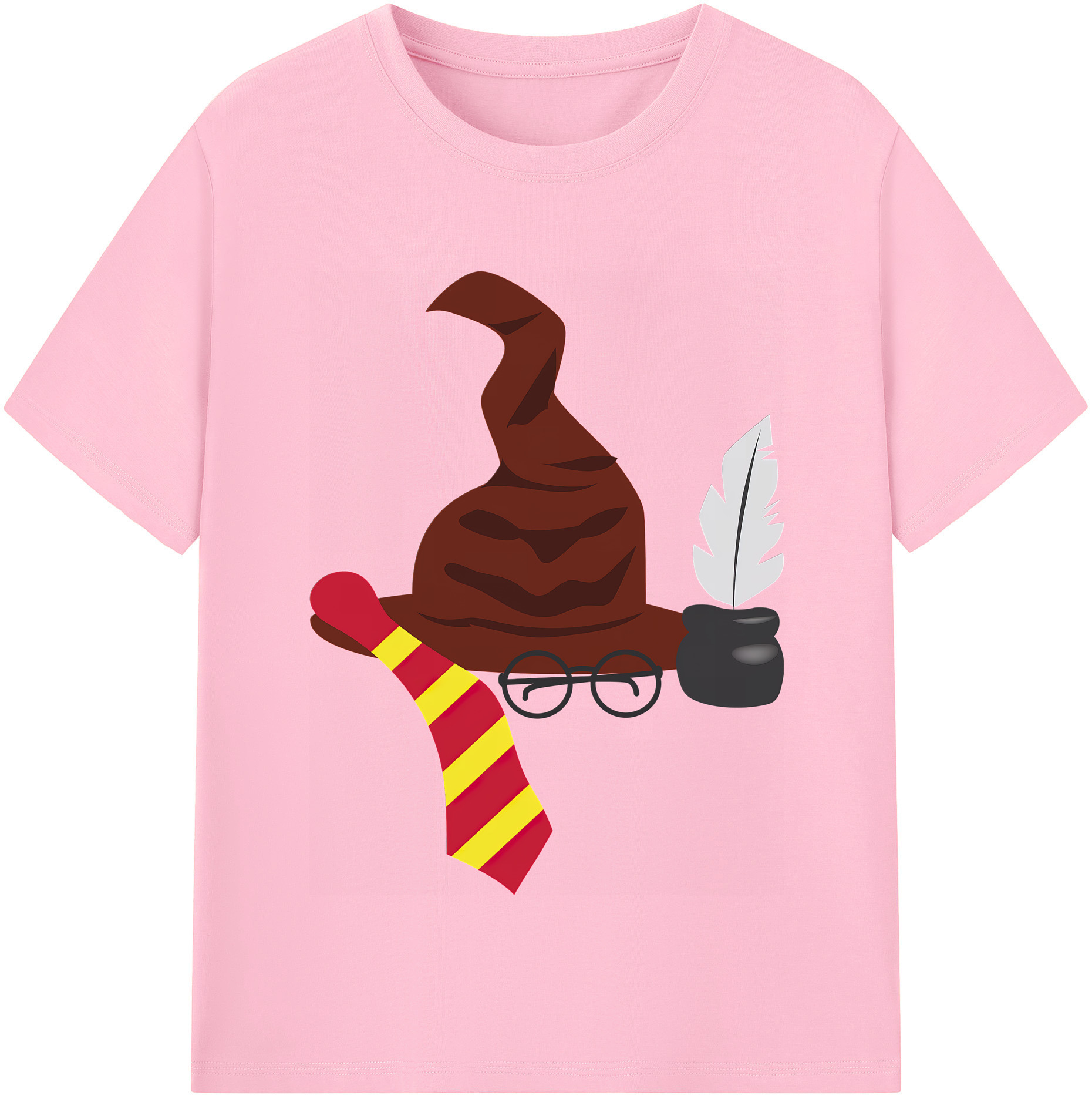 （画像用） Harry Potter ハリー・ポッターシリーズ 綿100％半袖Tシャツ（フロントプリント）
