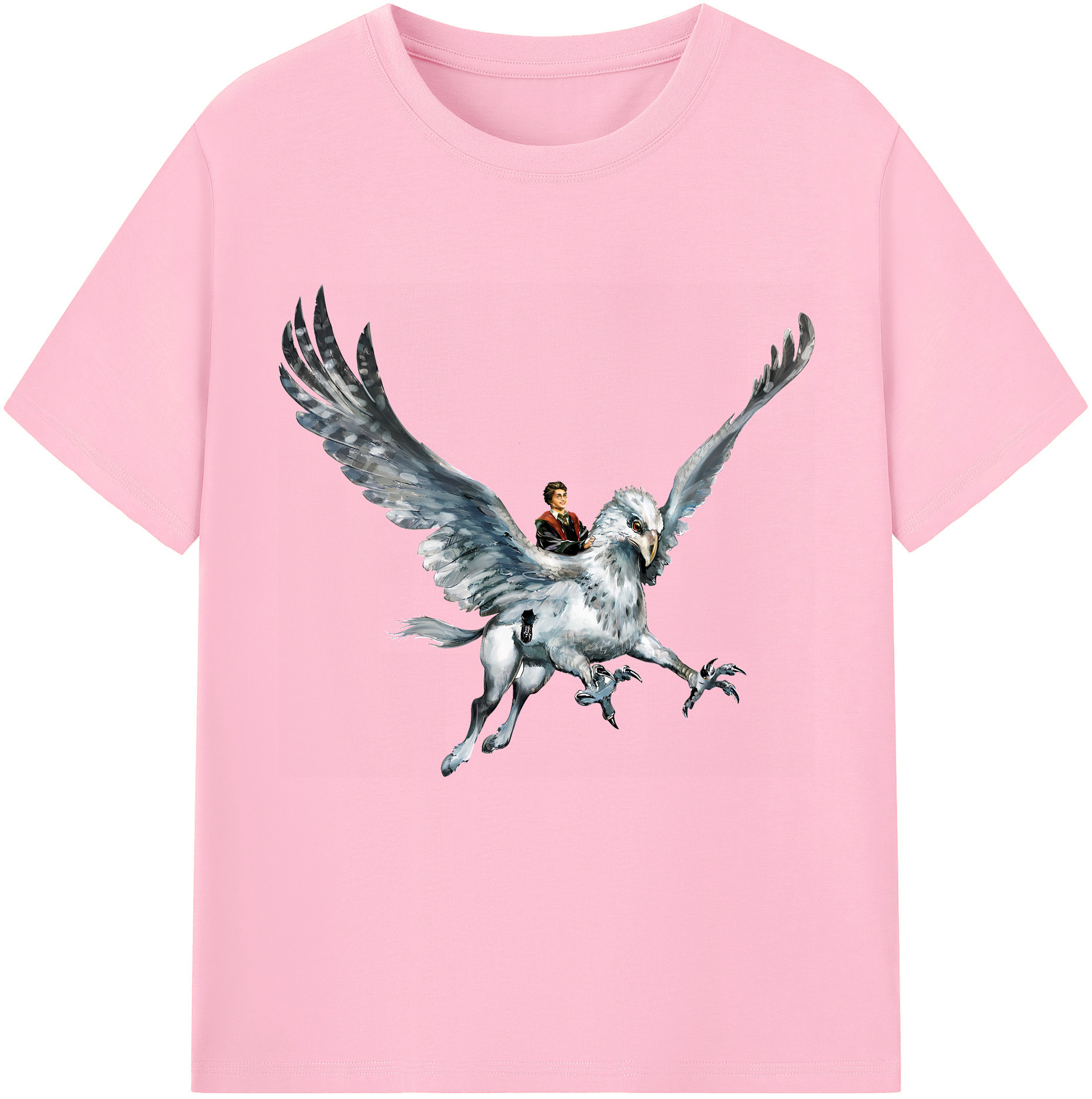 （画像用） Harry Potter ハリー・ポッターシリーズ 綿100％半袖Tシャツ（フロントプリント）