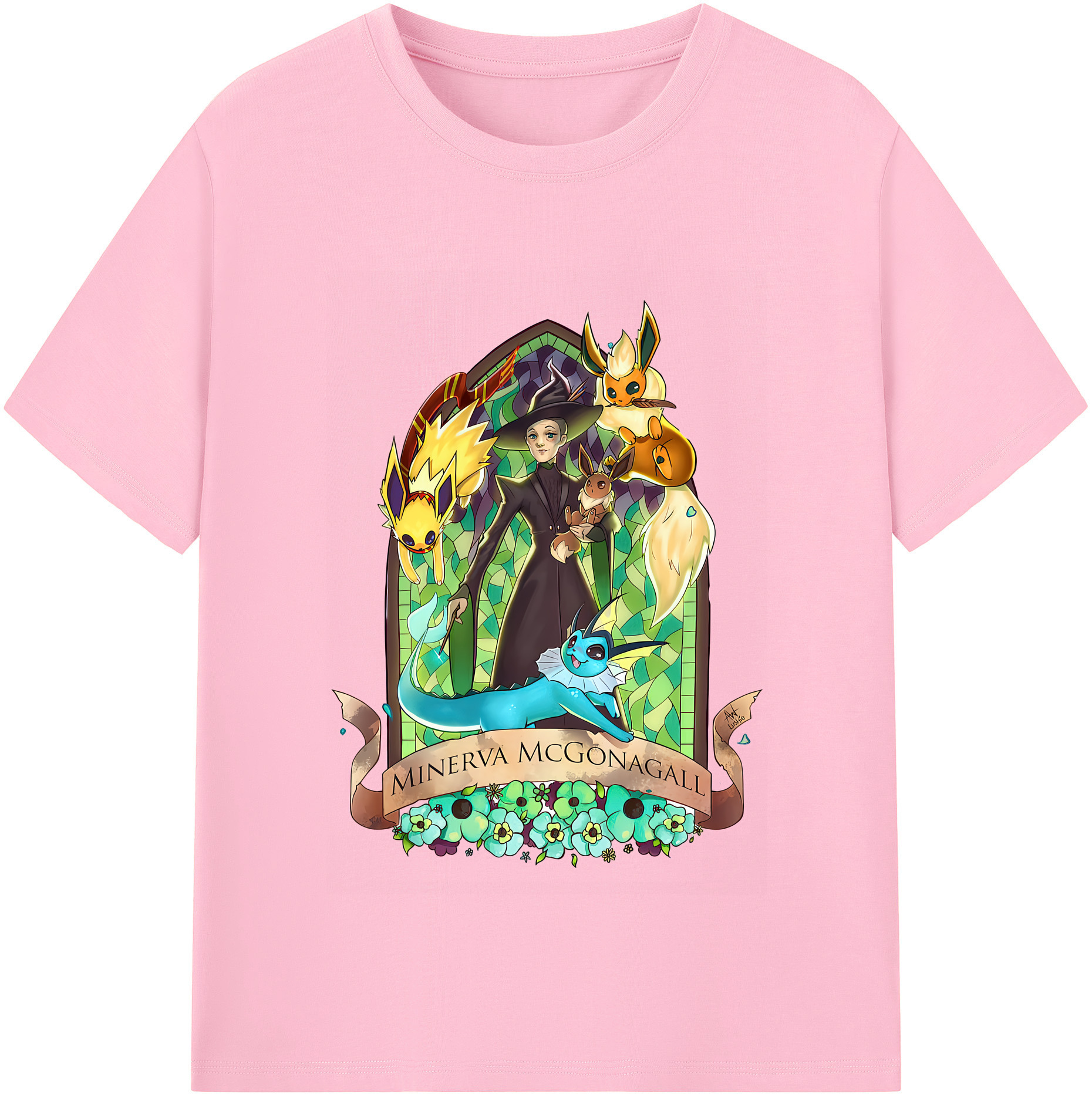 （画像用） Harry Potter ハリー・ポッターシリーズ 綿100％半袖Tシャツ（フロントプリント）