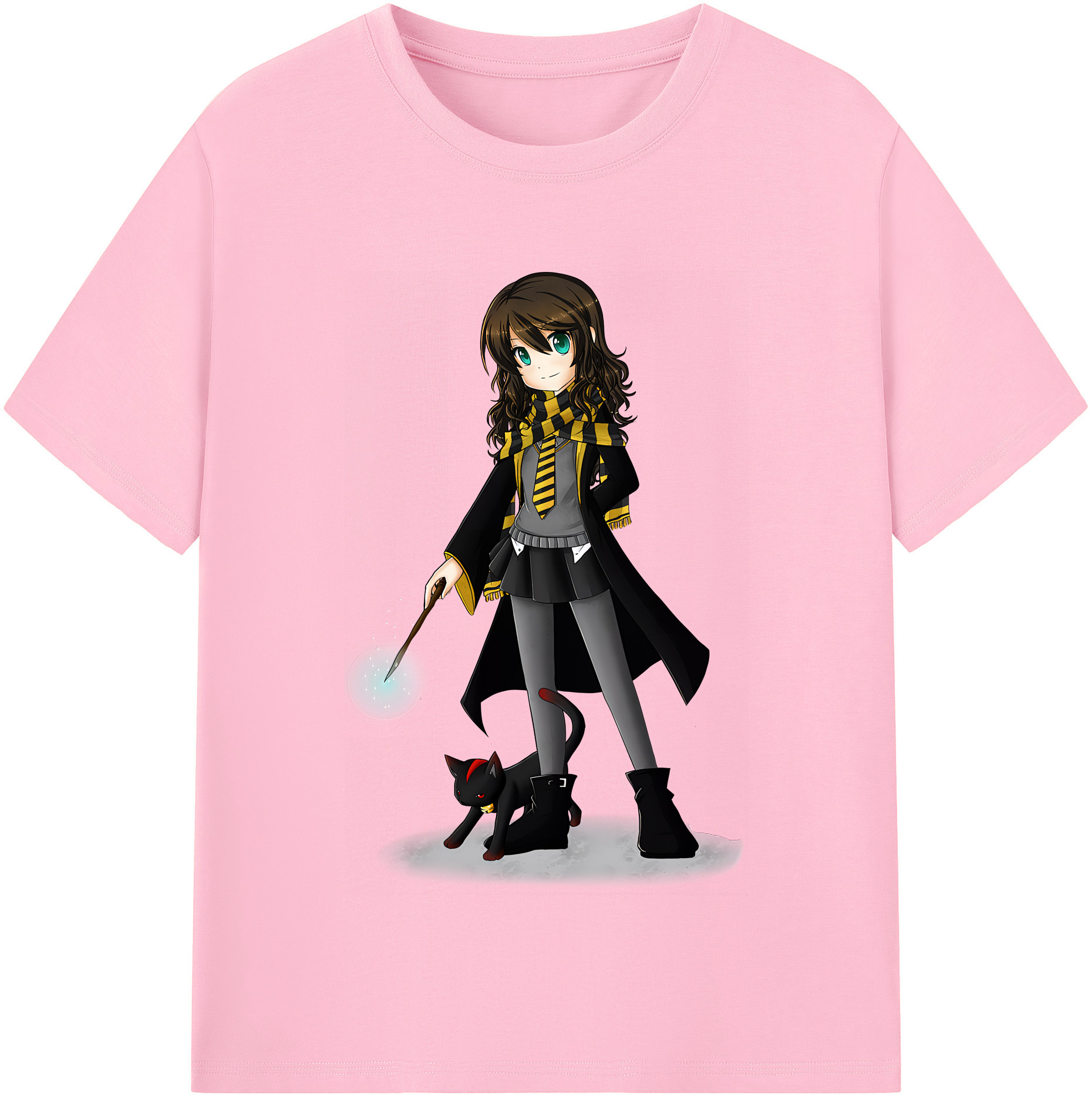 （画像用） Harry Potter ハリー・ポッターシリーズ 綿100％半袖Tシャツ（フロントプリント）