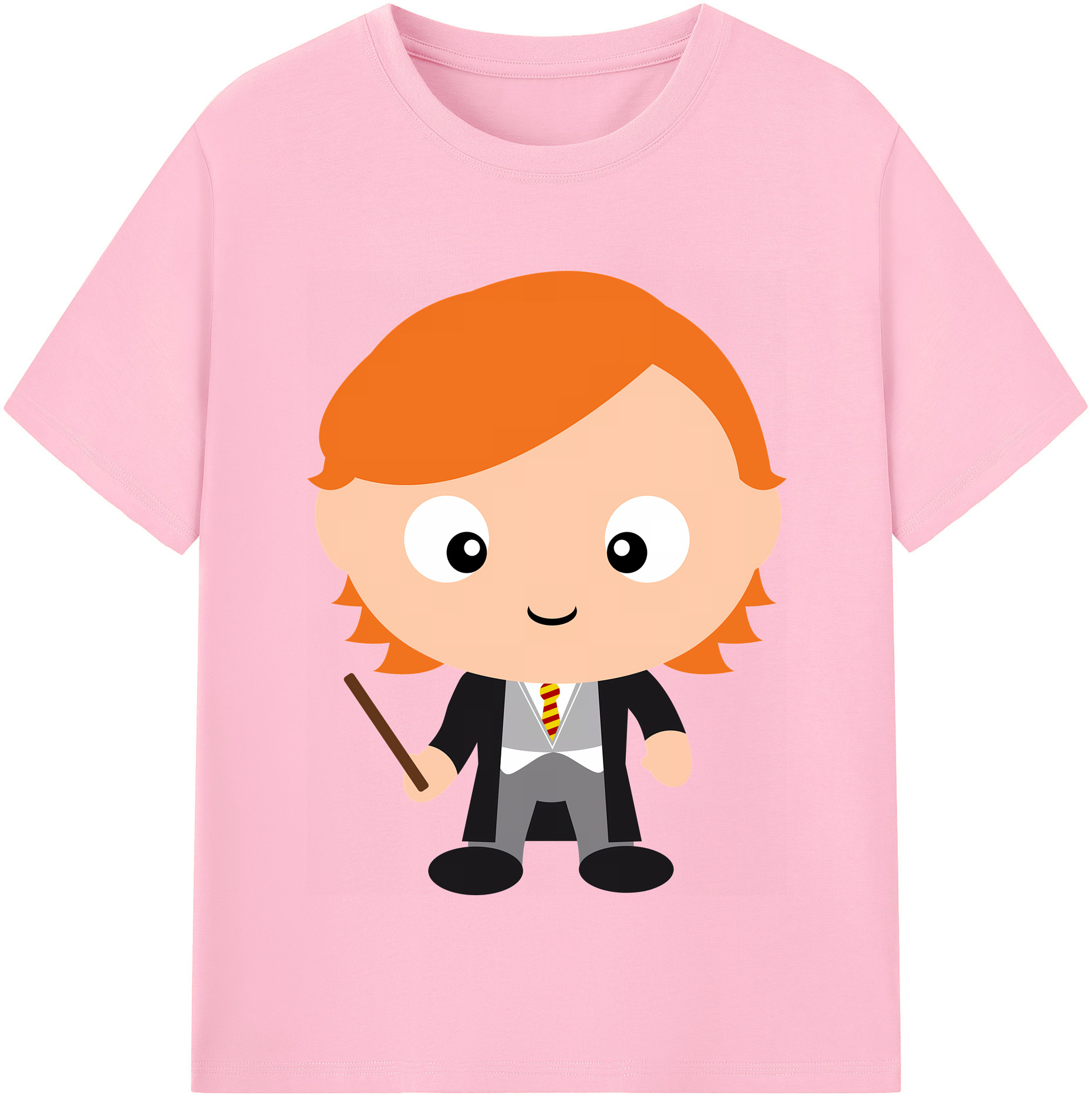 （画像用） Harry Potter ハリー・ポッターシリーズ 綿100％半袖Tシャツ（フロントプリント）