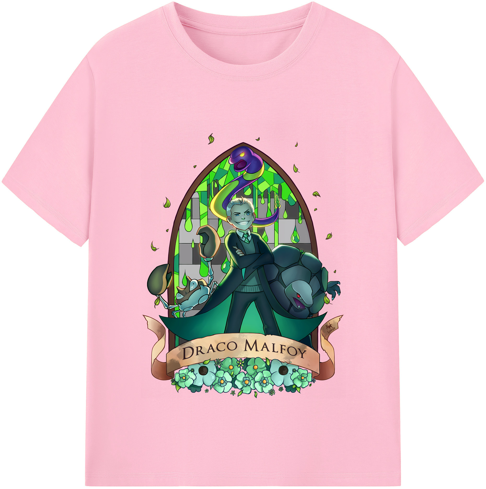 （画像用） Harry Potter ハリー・ポッターシリーズ 綿100％半袖Tシャツ（フロントプリント）