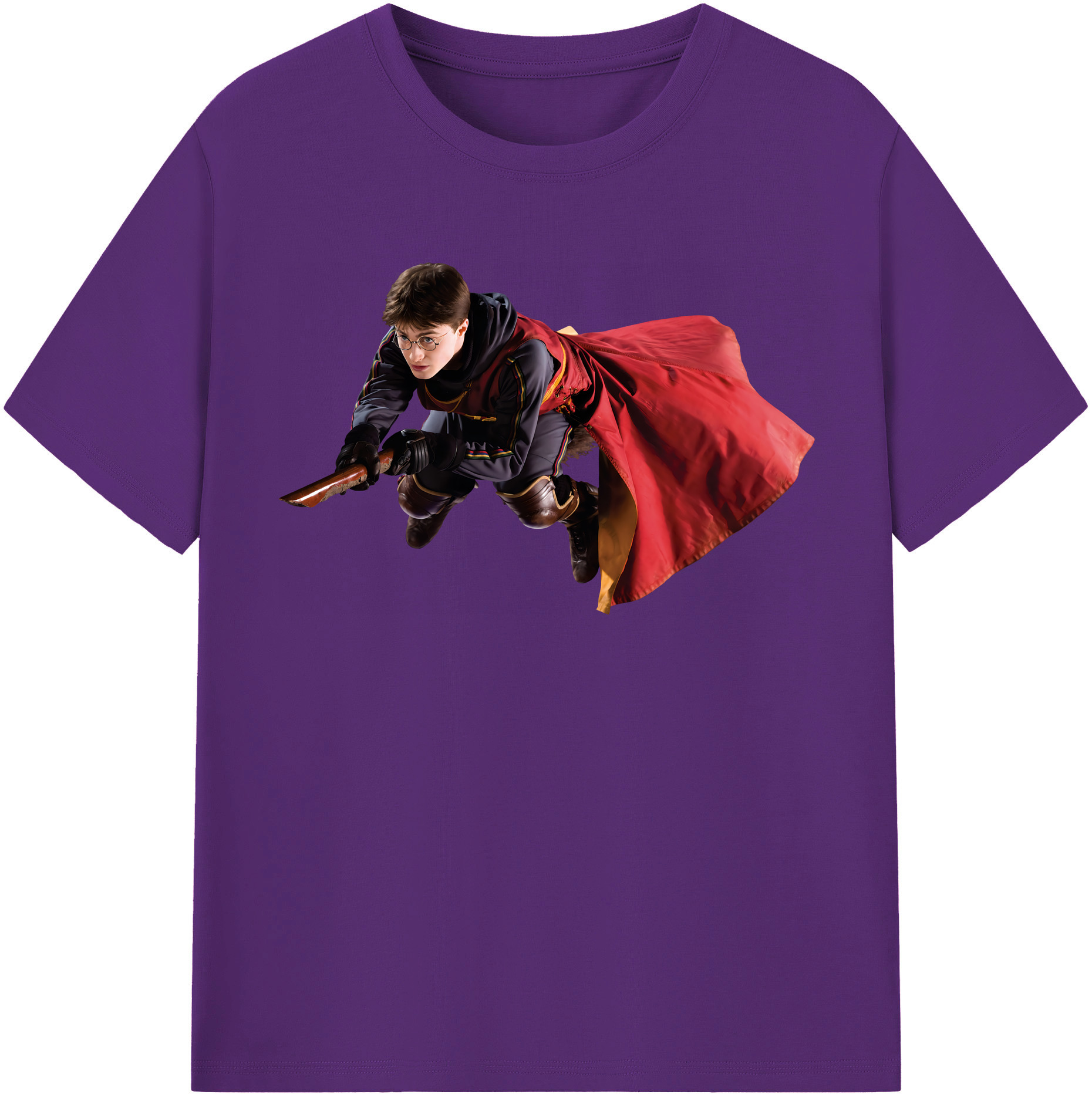 （画像用） Harry Potter ハリー・ポッターシリーズ 綿100％半袖Tシャツ（フロントプリント）