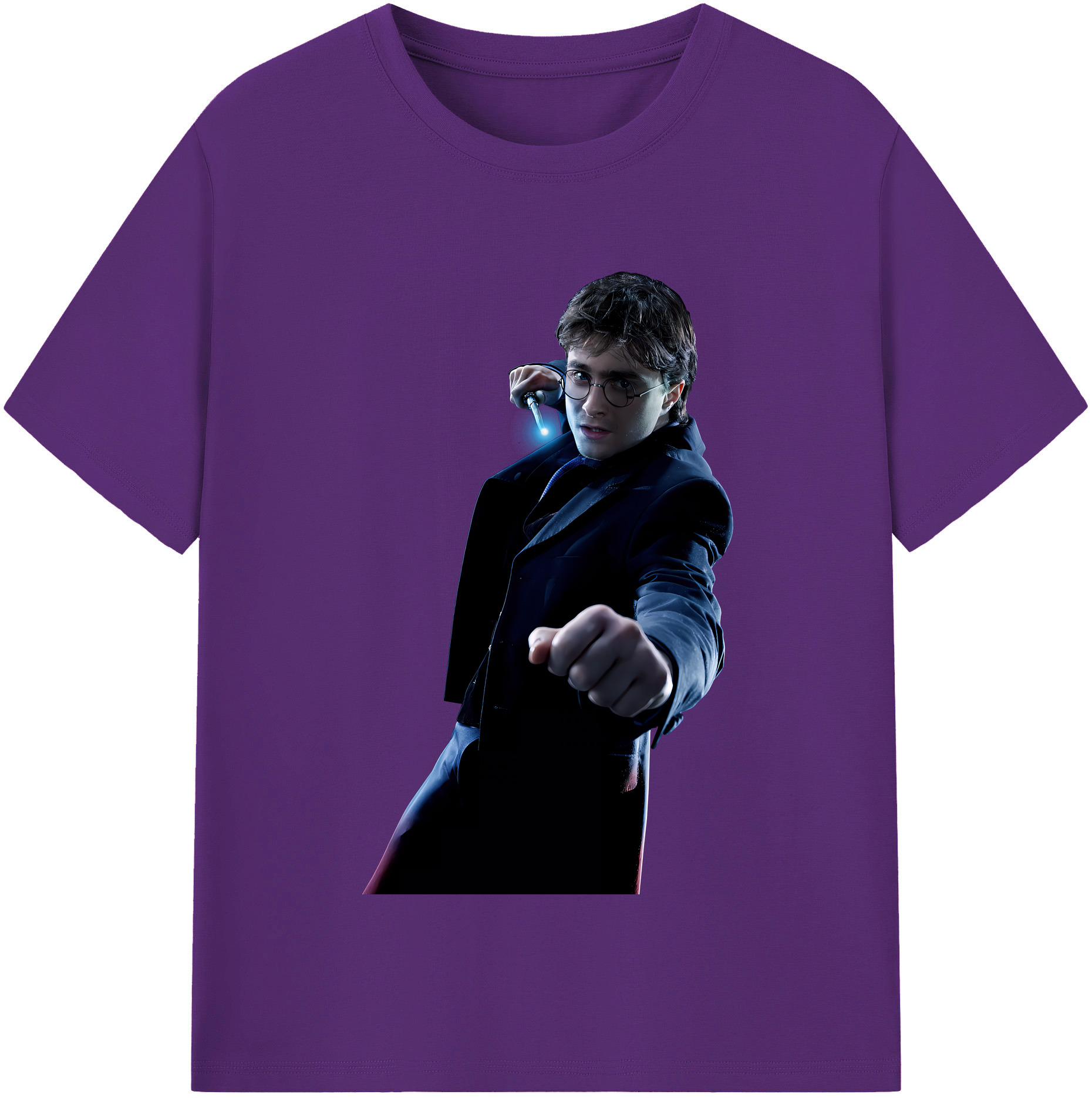 （画像用） Harry Potter ハリー・ポッターシリーズ 綿100％半袖Tシャツ（フロントプリント）