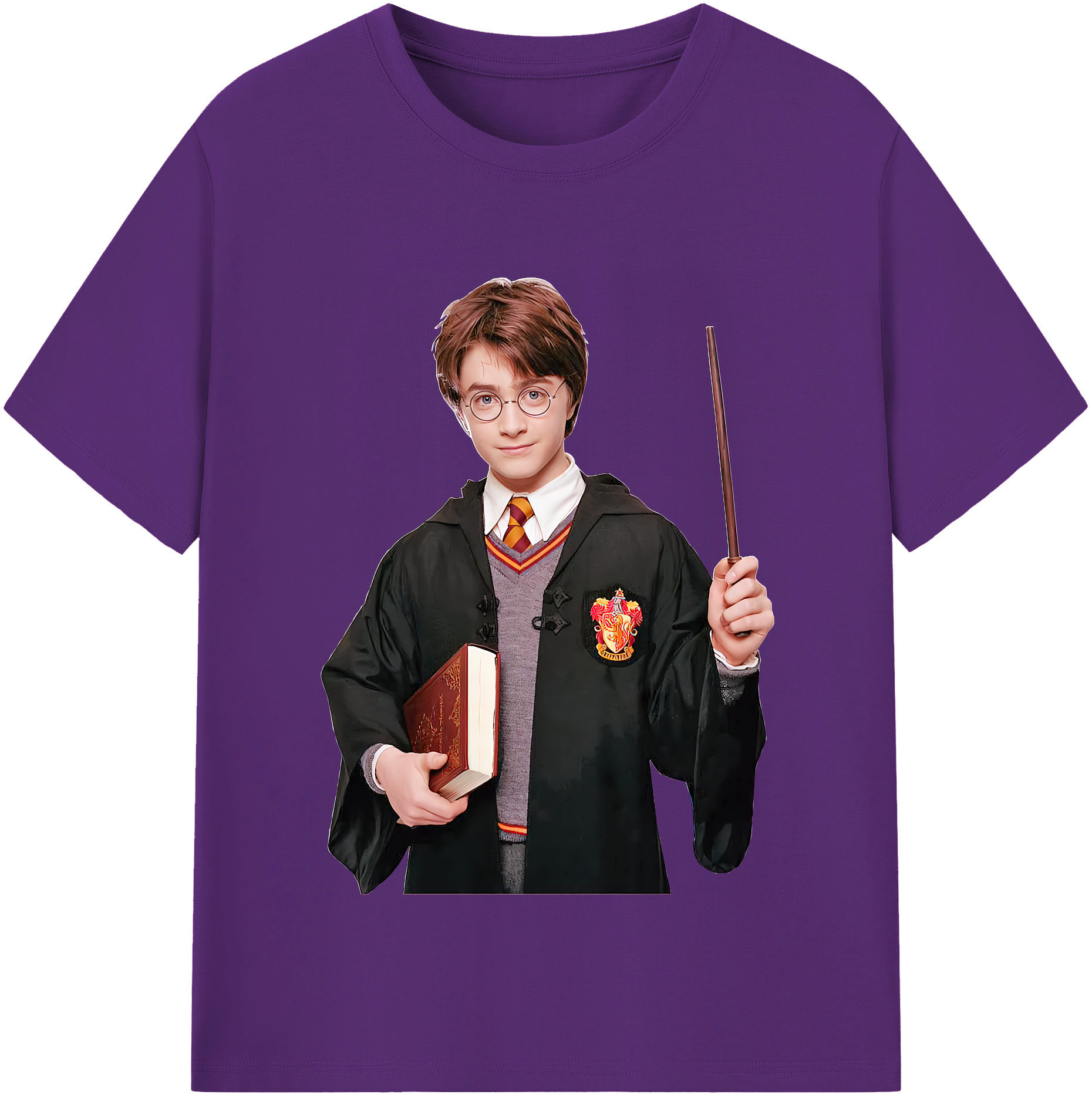 （画像用） Harry Potter ハリー・ポッターシリーズ 綿100％半袖Tシャツ（フロントプリント）