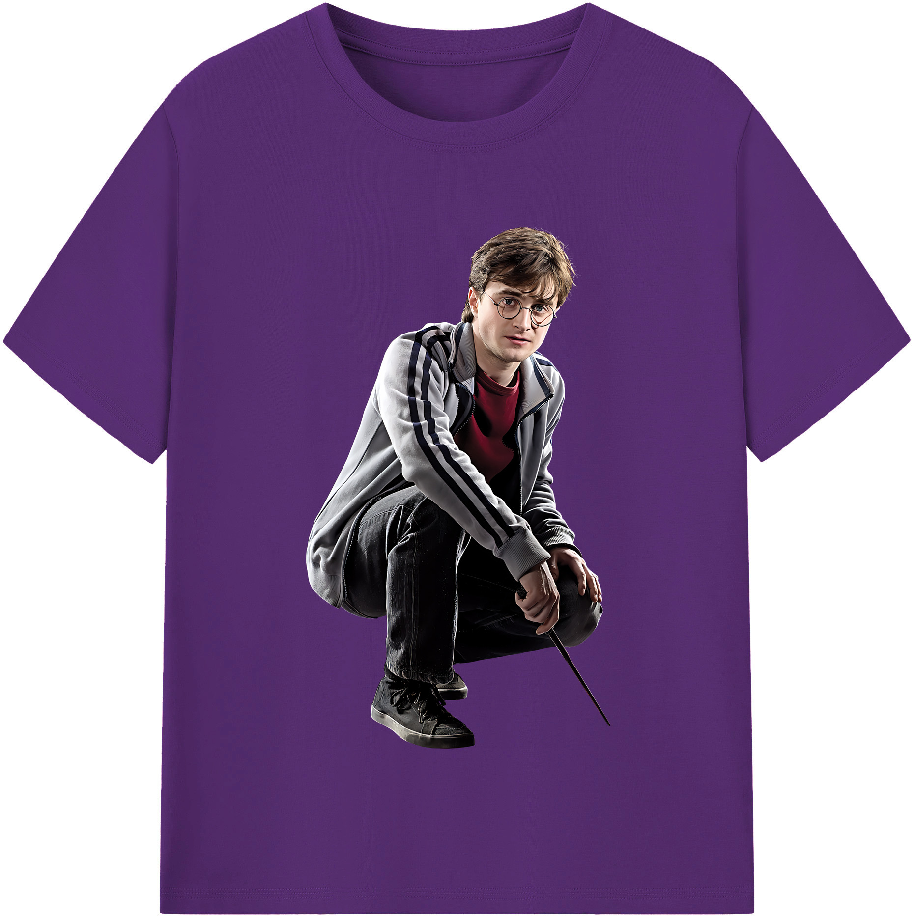 （画像用） Harry Potter ハリー・ポッターシリーズ 綿100％半袖Tシャツ（フロントプリント）