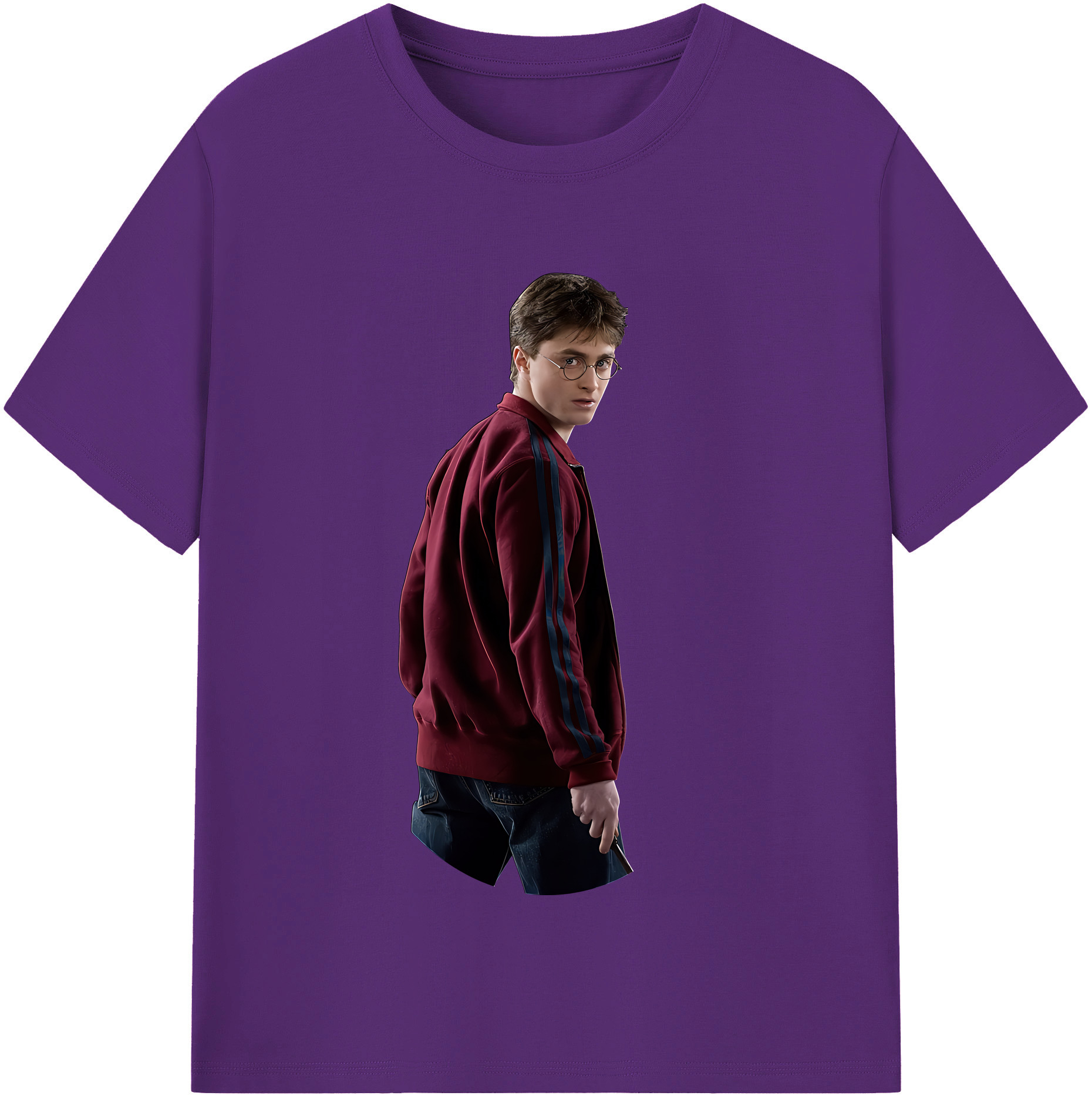（画像用） Harry Potter ハリー・ポッターシリーズ 綿100％半袖Tシャツ（フロントプリント）