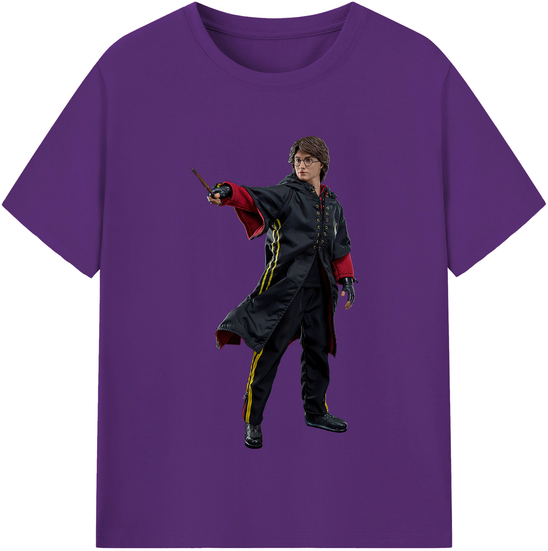 （画像用） Harry Potter ハリー・ポッターシリーズ 綿100％半袖Tシャツ（フロントプリント）
