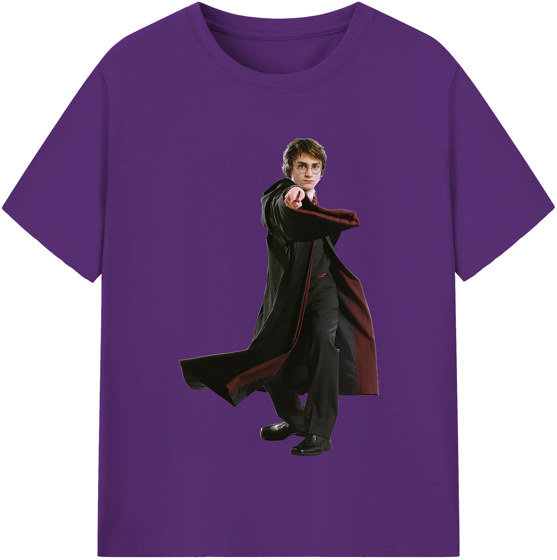 （画像用） Harry Potter ハリー・ポッターシリーズ 綿100％半袖Tシャツ（フロントプリント）