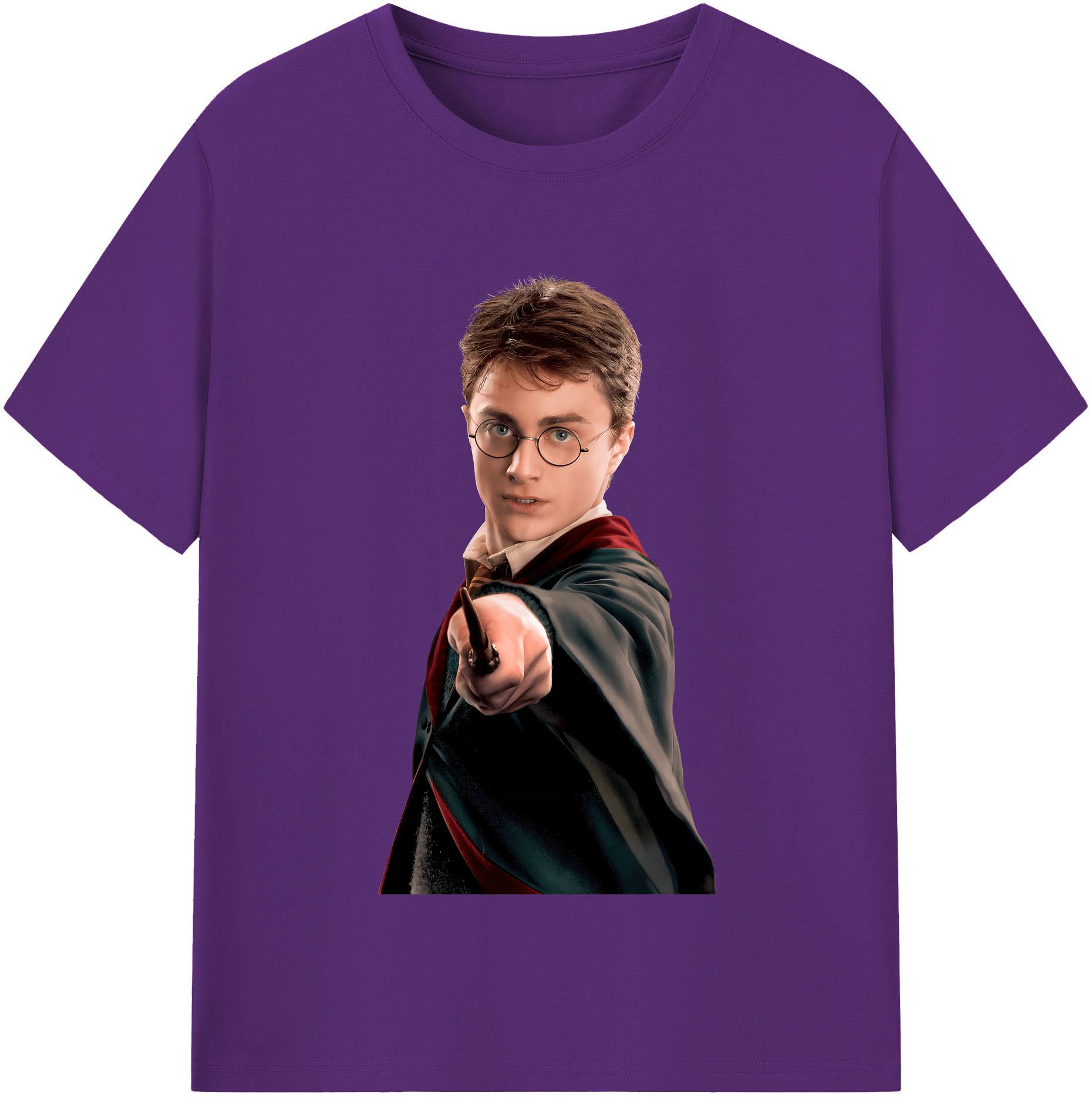 （画像用） Harry Potter ハリー・ポッターシリーズ 綿100％半袖Tシャツ（フロントプリント）