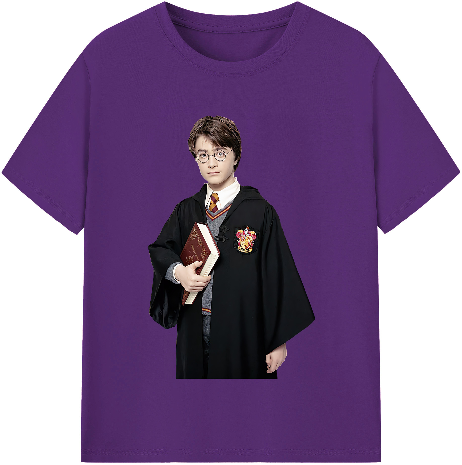 （画像用） Harry Potter ハリー・ポッターシリーズ 綿100％半袖Tシャツ（フロントプリント）