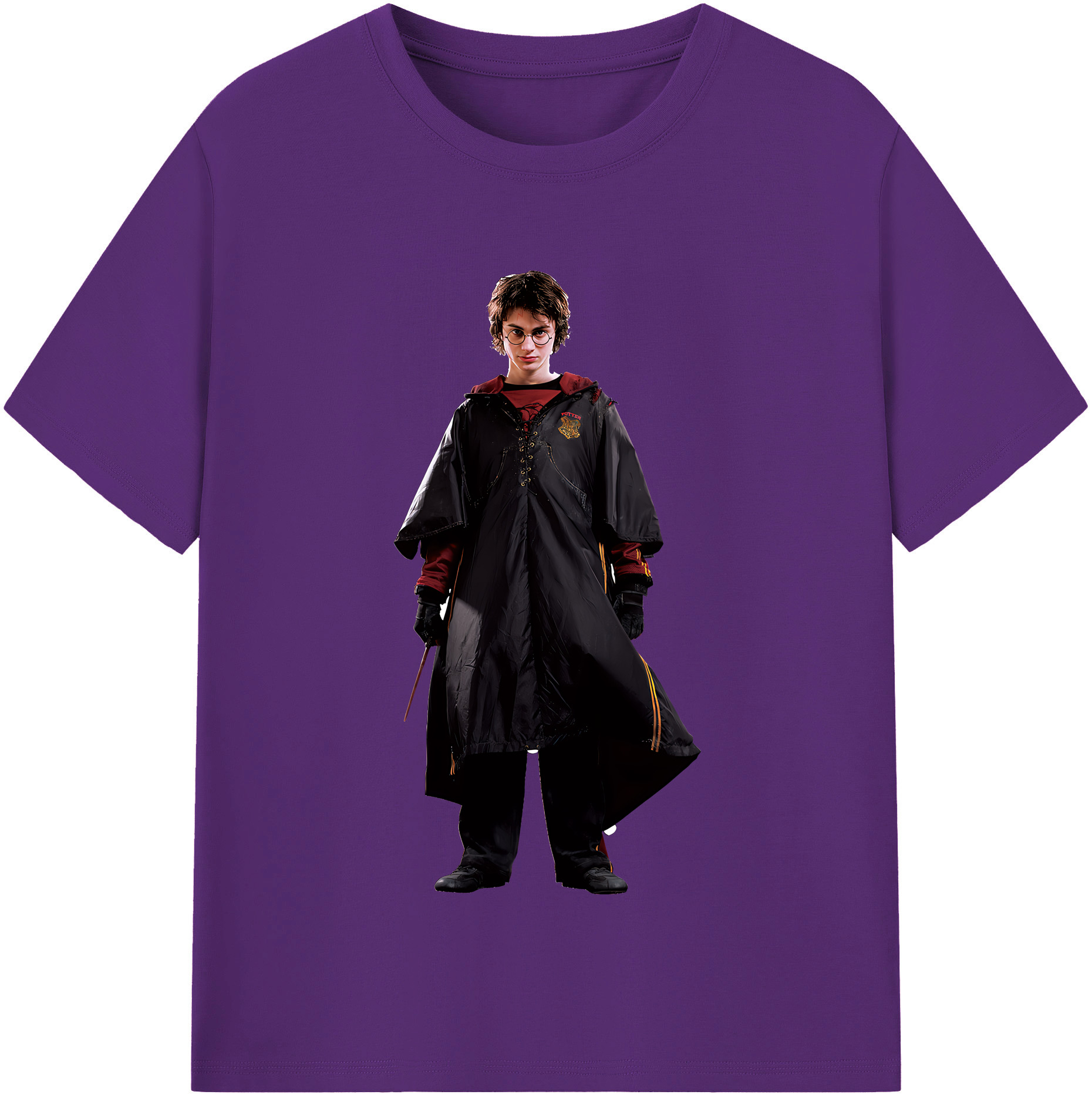 （画像用） Harry Potter ハリー・ポッターシリーズ 綿100％半袖Tシャツ（フロントプリント）