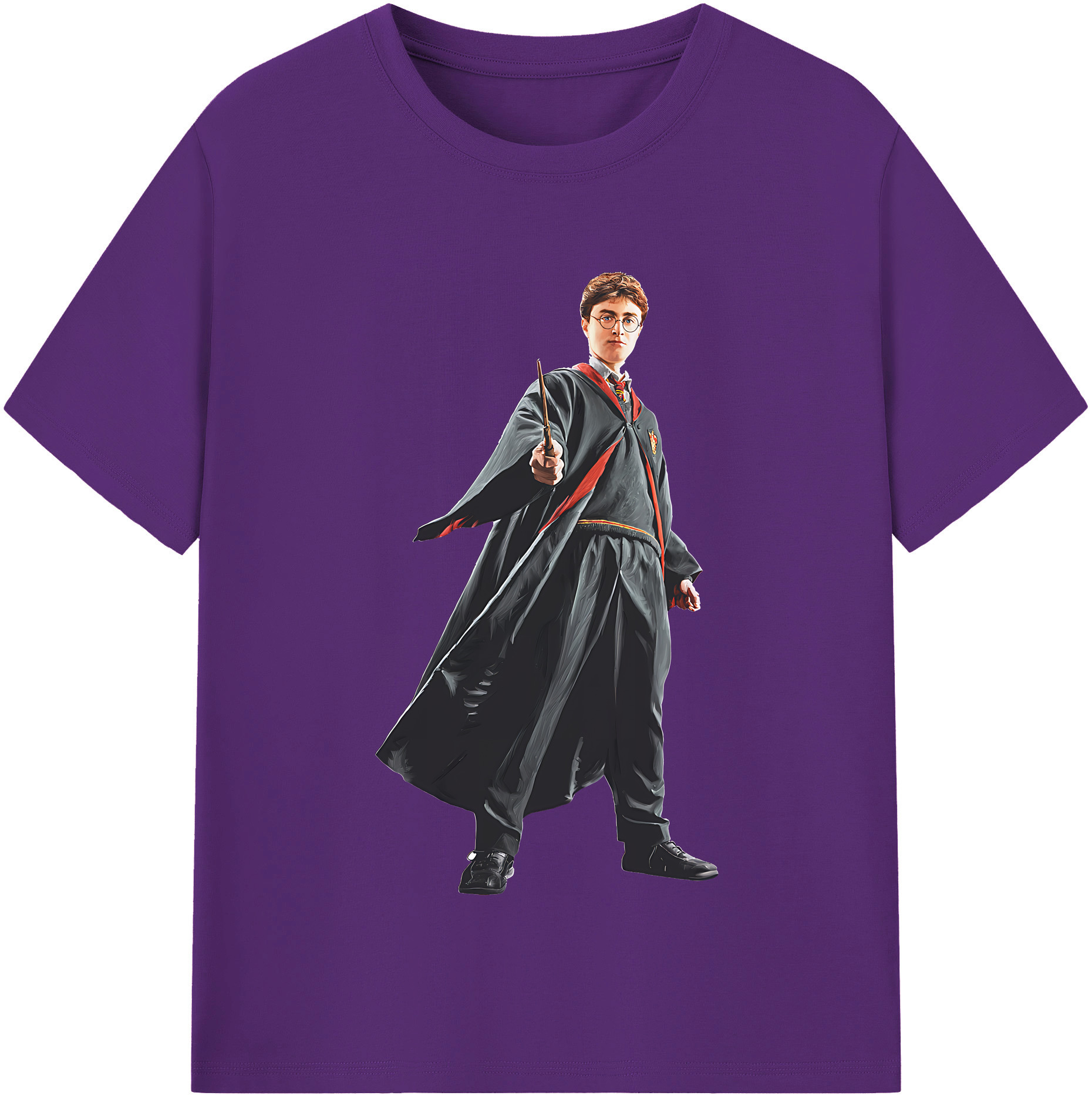 （画像用） Harry Potter ハリー・ポッターシリーズ 綿100％半袖Tシャツ（フロントプリント）