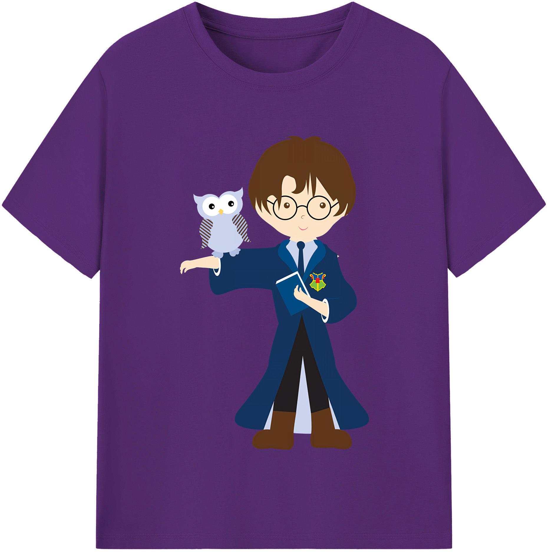 （画像用） Harry Potter ハリー・ポッターシリーズ 綿100％半袖Tシャツ（フロントプリント）
