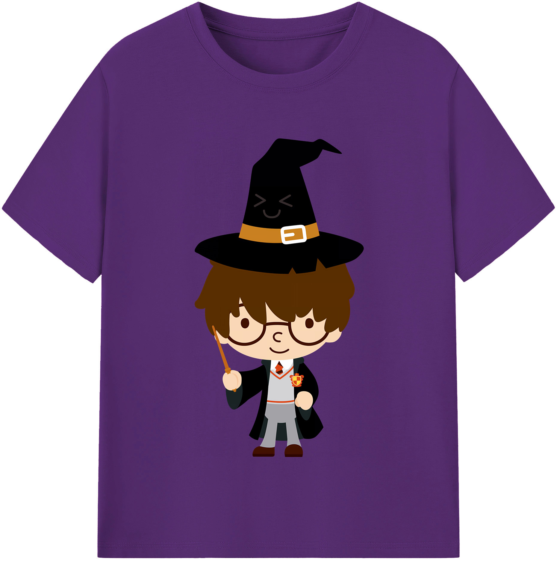 （画像用） Harry Potter ハリー・ポッターシリーズ 綿100％半袖Tシャツ（フロントプリント）