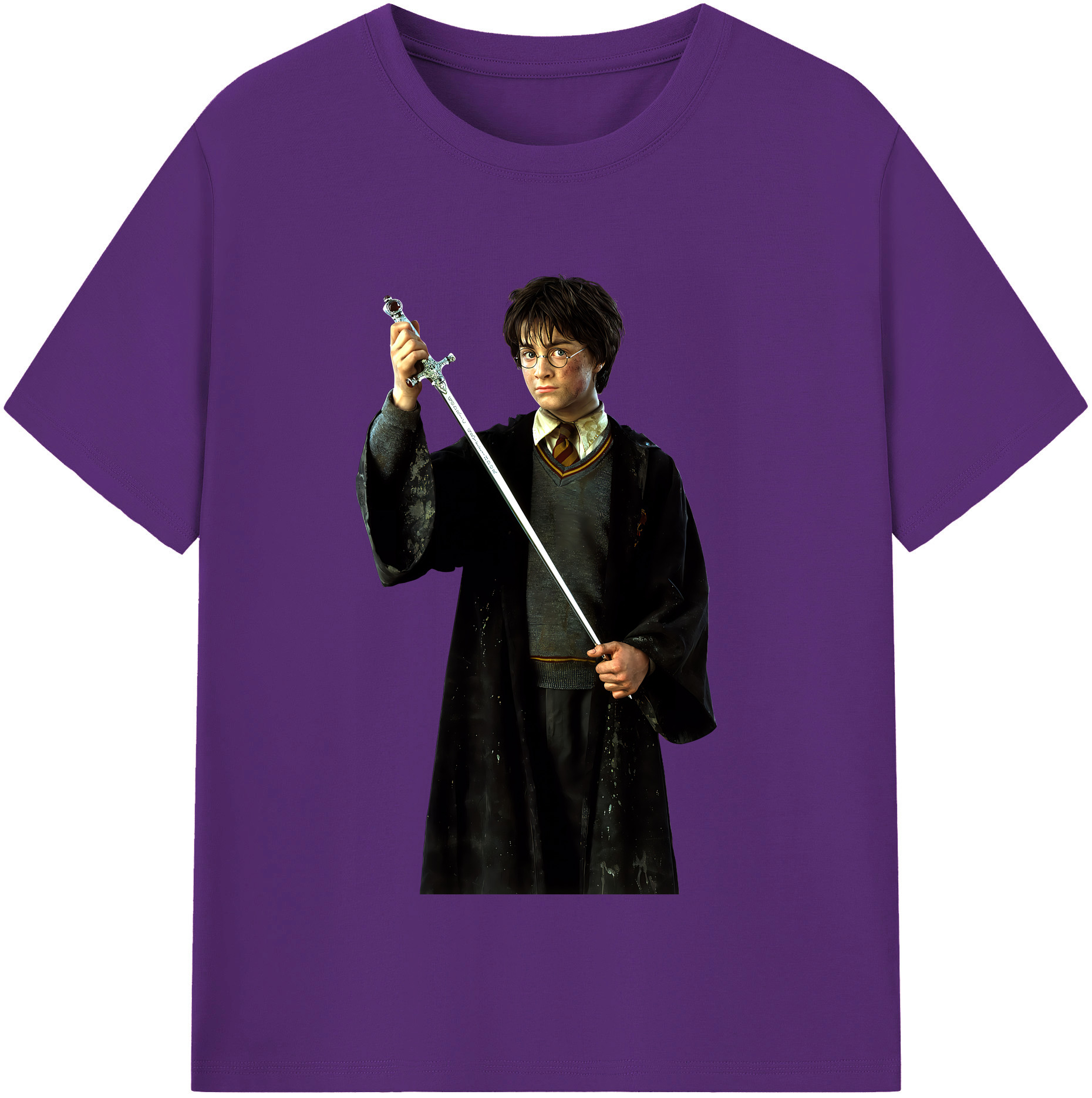 （画像用） Harry Potter ハリー・ポッターシリーズ 綿100％半袖Tシャツ（フロントプリント）