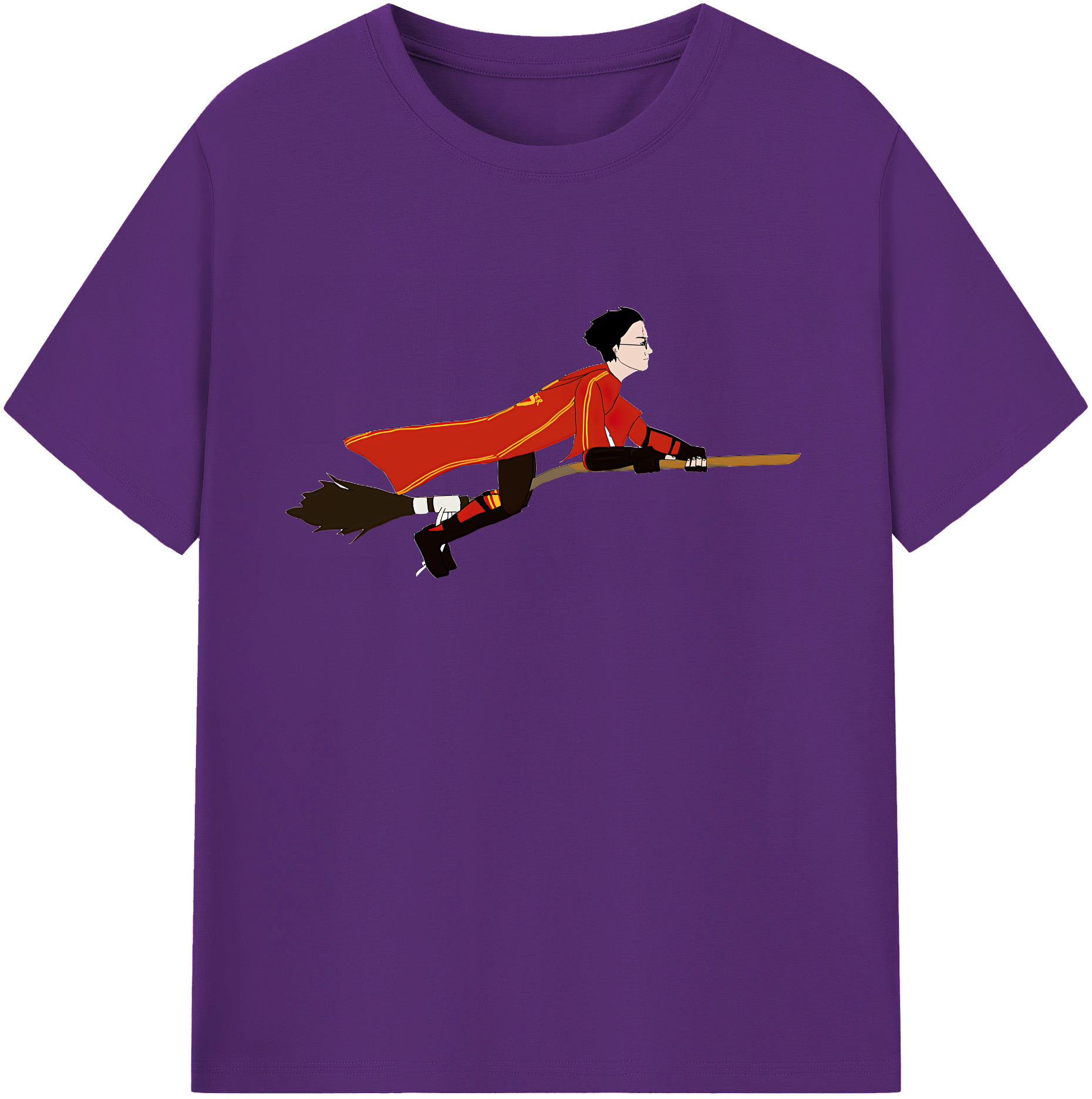 （画像用） Harry Potter ハリー・ポッターシリーズ 綿100％半袖Tシャツ（フロントプリント）
