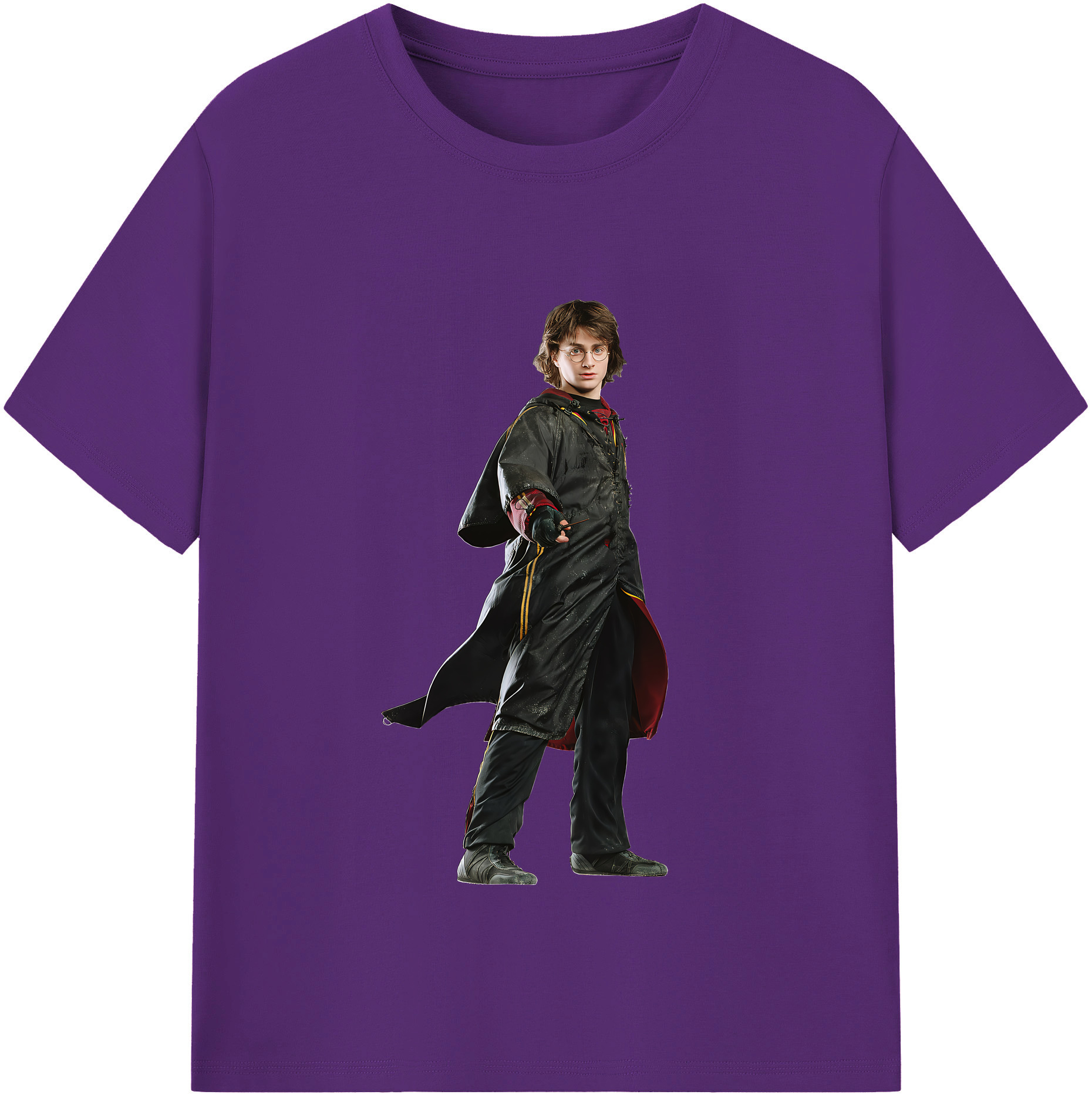 （画像用） Harry Potter ハリー・ポッターシリーズ 綿100％半袖Tシャツ（フロントプリント）