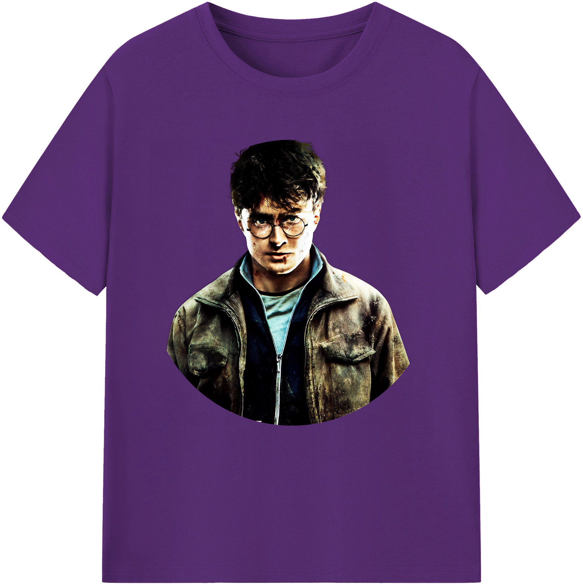 （画像用） Harry Potter ハリー・ポッターシリーズ 綿100％半袖Tシャツ（フロントプリント）
