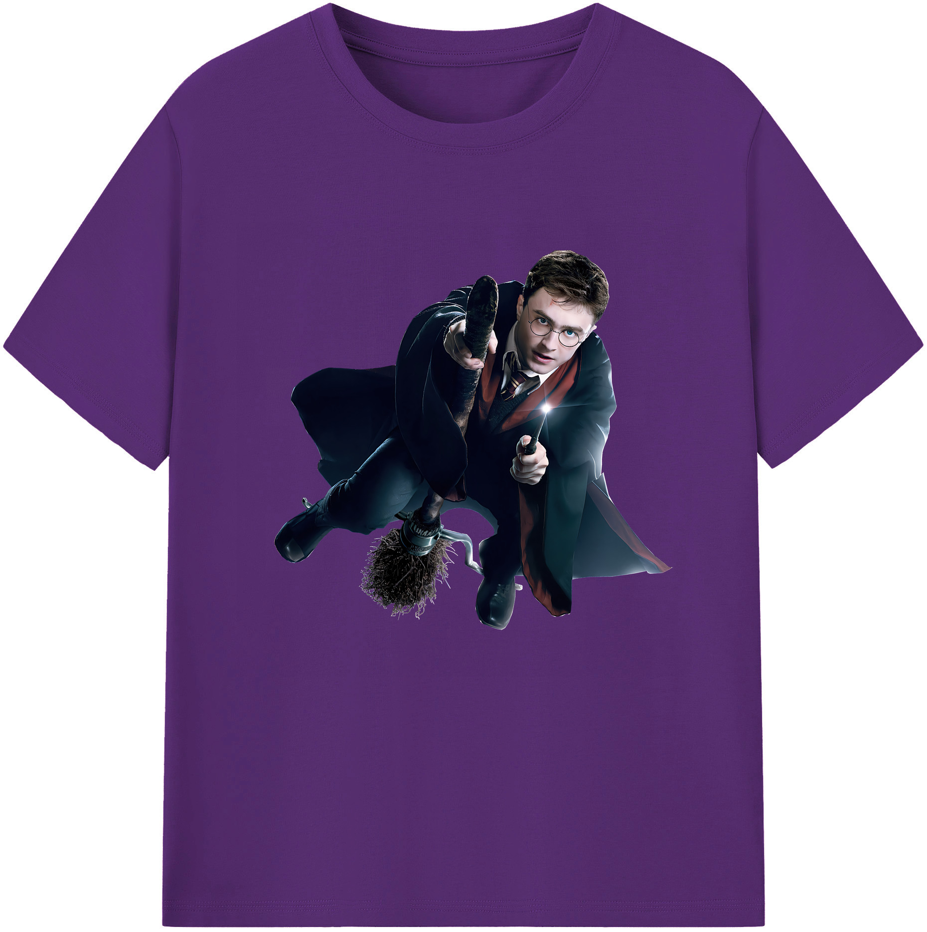 （画像用） Harry Potter ハリー・ポッターシリーズ 綿100％半袖Tシャツ（フロントプリント）