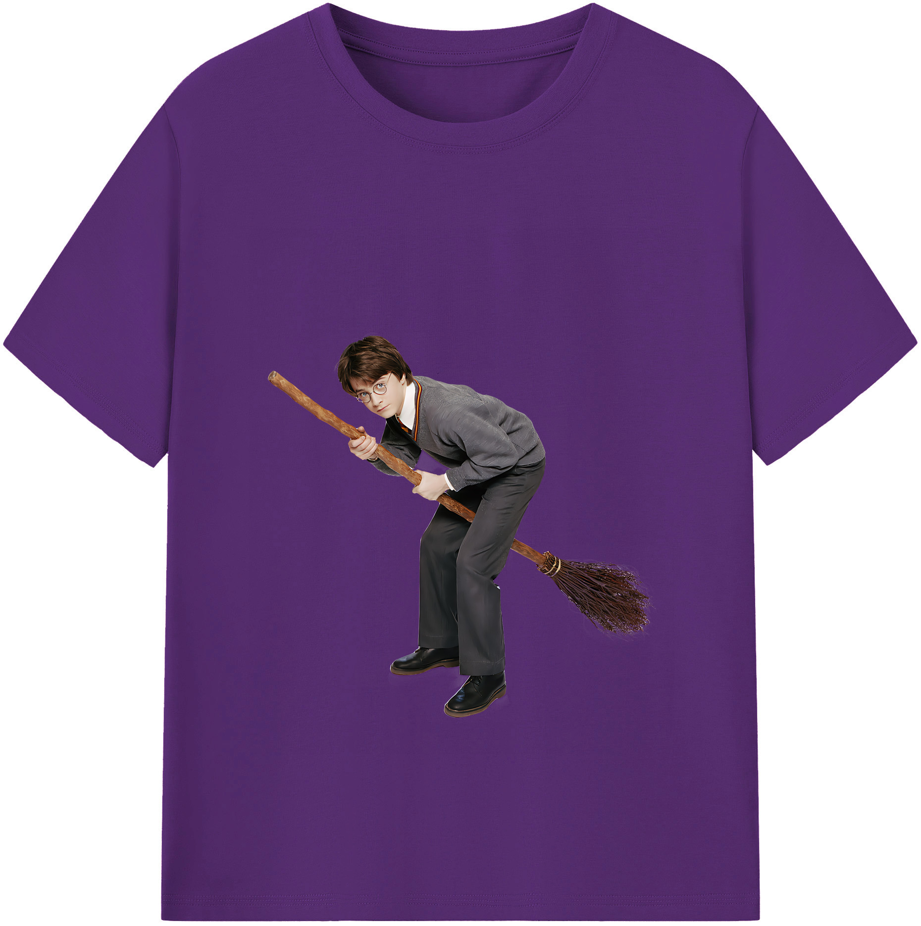 （画像用） Harry Potter ハリー・ポッターシリーズ 綿100％半袖Tシャツ（フロントプリント）