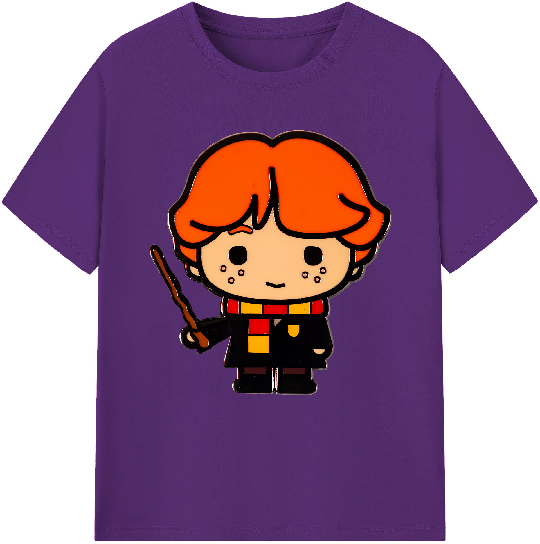 （画像用） Harry Potter ハリー・ポッターシリーズ 綿100％半袖Tシャツ（フロントプリント）